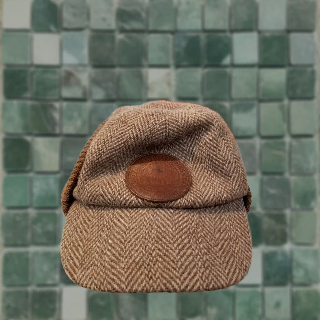 Ralph Lauren VINTAGE Ralph Lauren POLO BROWN WOOL HAT CAP SZ ONE SIZE Cap Hat Wool Herringbone Men Brown USA Army 90s Mens Size US M / EU 48-50 / 2 - 1 Thumbnail