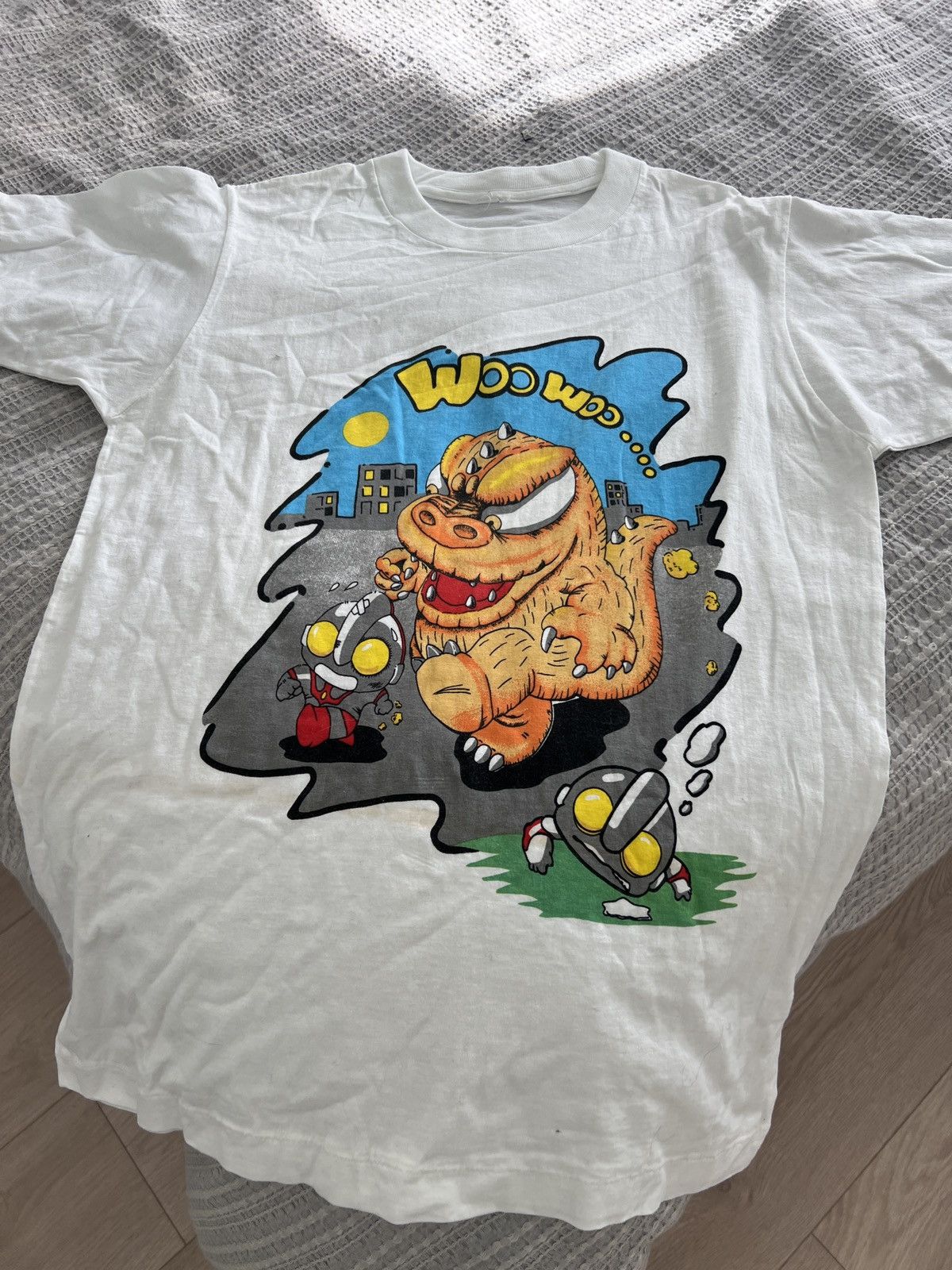Japanese Brand Vintage Ultraman Baby Godzilla T Shirt Single Stitch 80s 90s Size US S / EU 44-46 / 1 - 1 Thumbnail