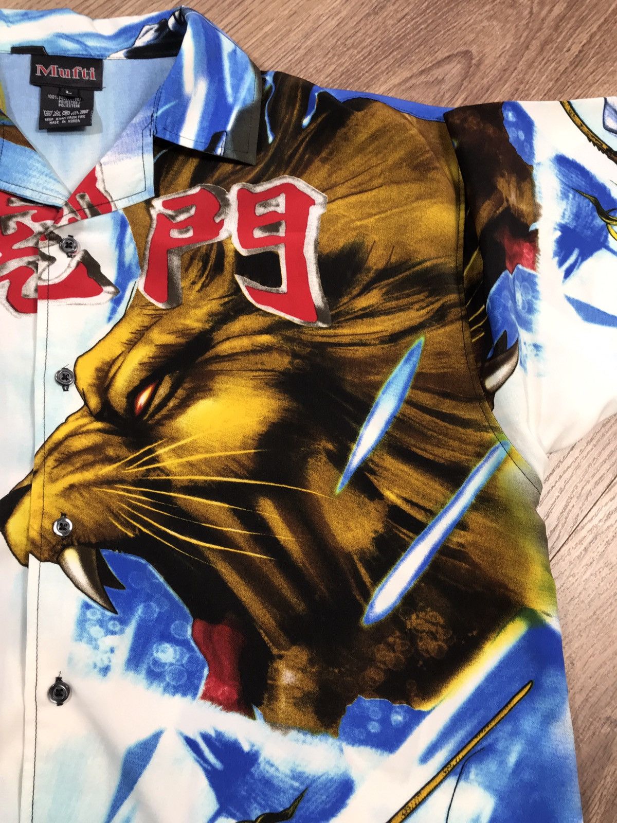 Japanese Brand × Vintage Vintage Y2K La Gate Sports Tiger Samuraij Size US L / EU 52-54 / 3 - 7 Thumbnail