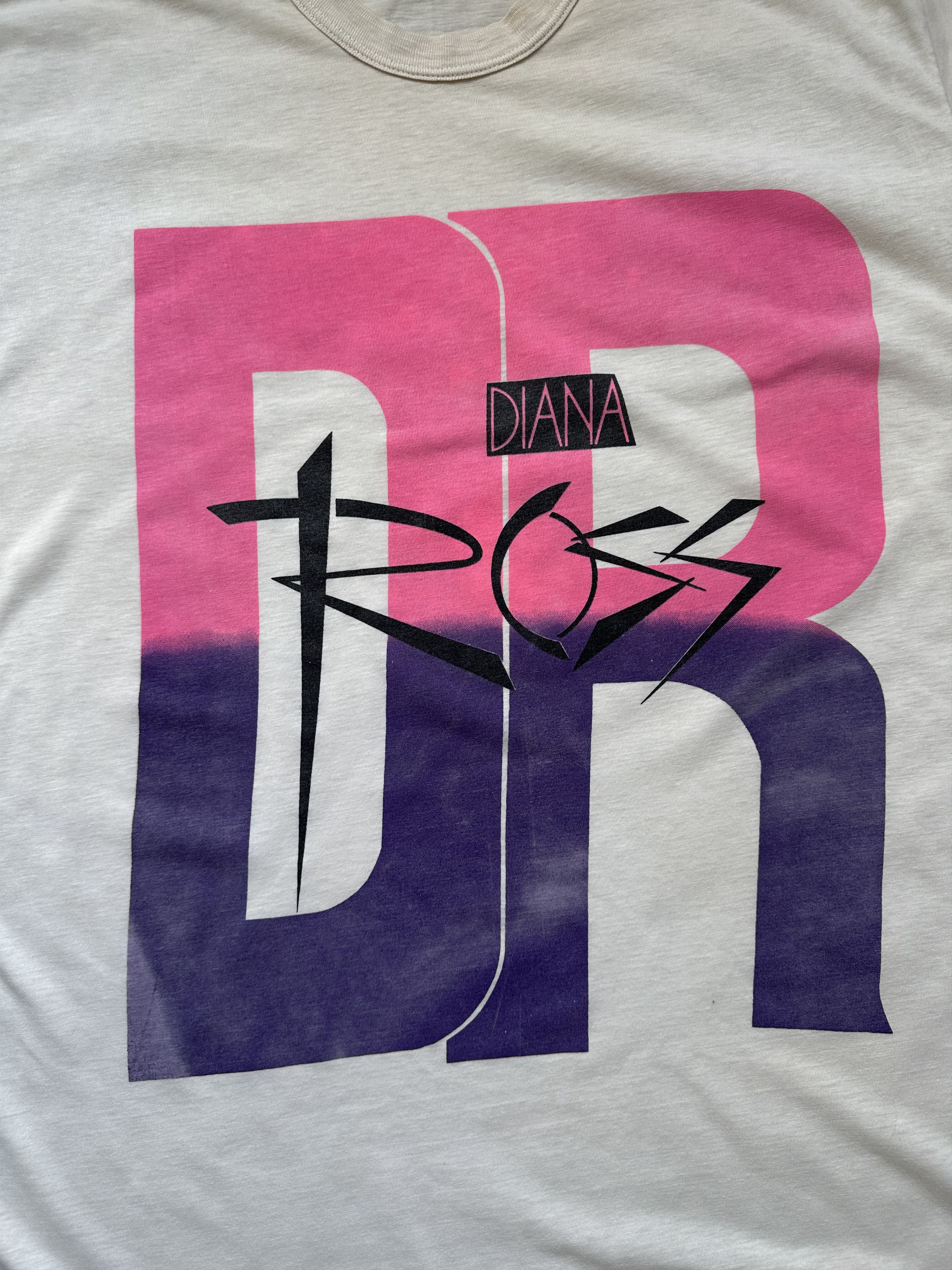 Vintage Diana Ross Vintage T Shirt 80s Size US L / EU 52-54 / 3 - 3 Thumbnail