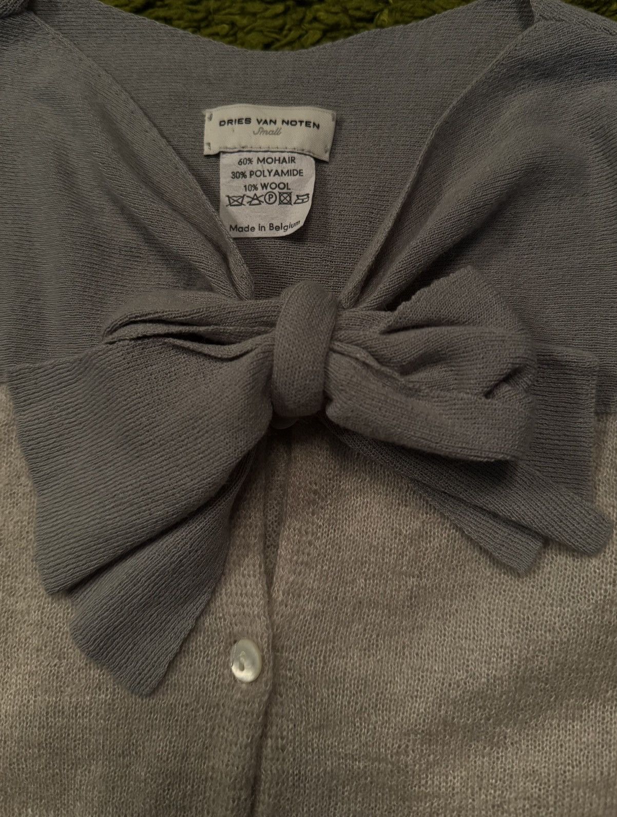Dries Van Noten Dries Van Noten mohair wool blend cardigan sweater Size S / US 4 / IT 40 - 4 Thumbnail