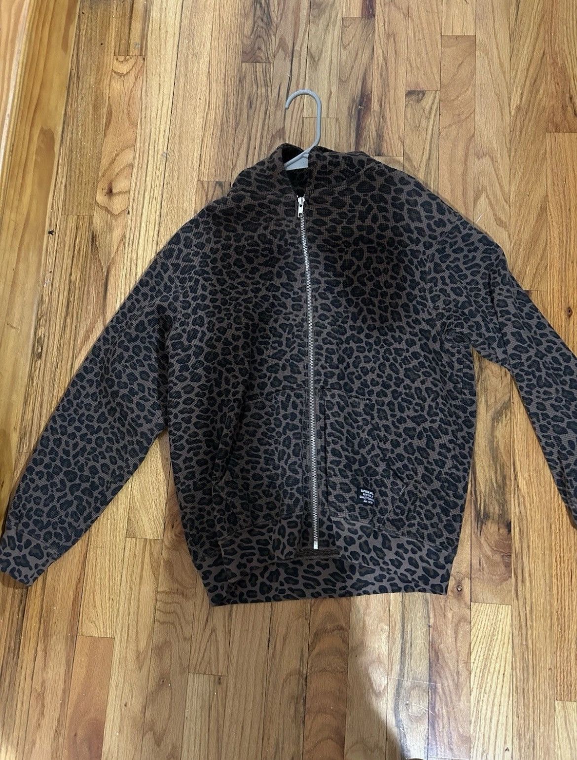 Supreme Supreme | Pilled Zip Up Hooded Sweatshirt (Cheetah Print