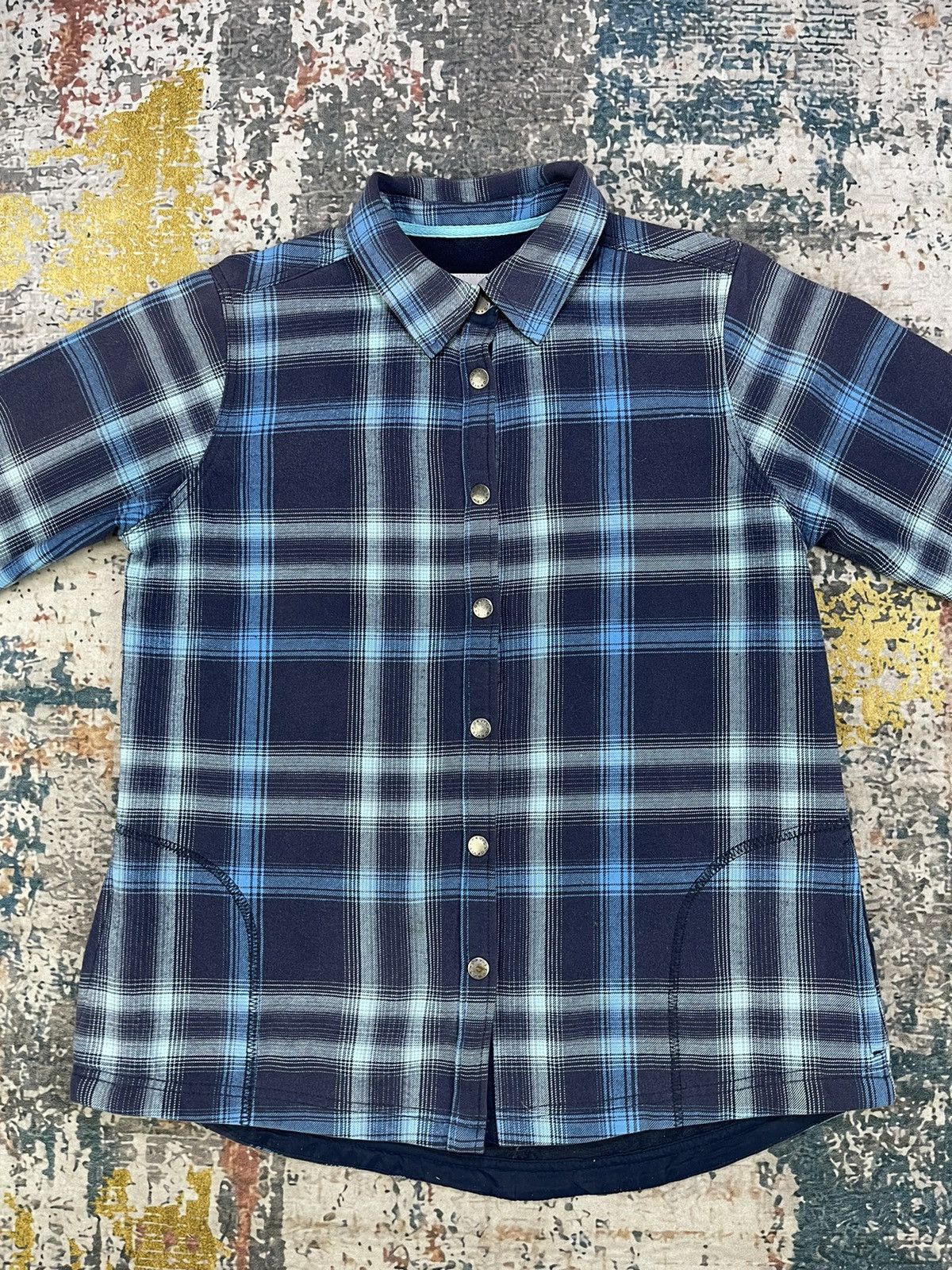 Orvis ORVIS Nova Flannel Shacket Fleece Lined Plaid Snap Size M / US 6-8 / IT 42-44 - 3 Thumbnail