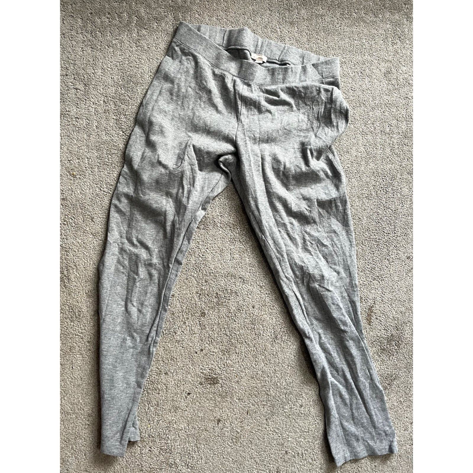 Gap VINTAGE Gap Womens Pants Gray Size Medium Sweatpants Tapered Mid Rise Ankle Zip Elastic Waist Womens Size 32" / US 10 / IT 46 - 2 Thumbnail
