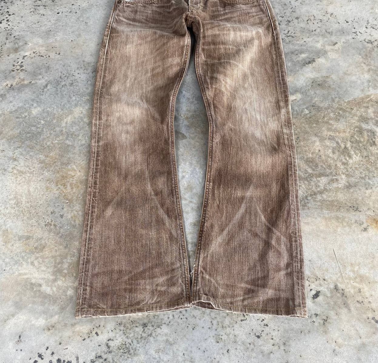 Edwin × Vintage RARE VINTAGE EDWIN FLARED BLUETRIP JAPAN CLAWMARK DISTRESSED Size US 28 / EU 44 - 13 Thumbnail