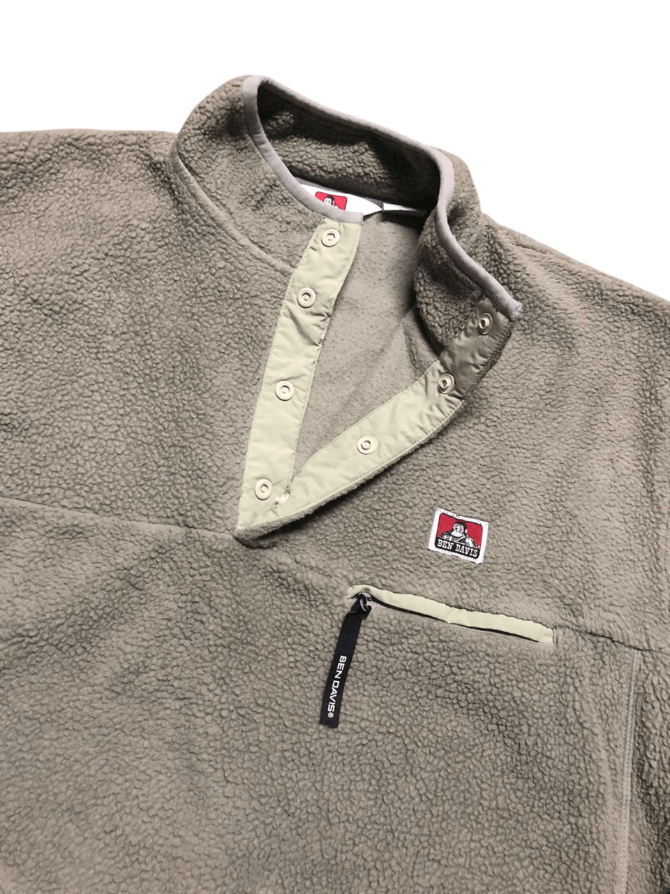 Ben Davis Ben Davis Half Snap Button Fleece Jacket Size US XL / EU 56 / 4 - 4 Thumbnail
