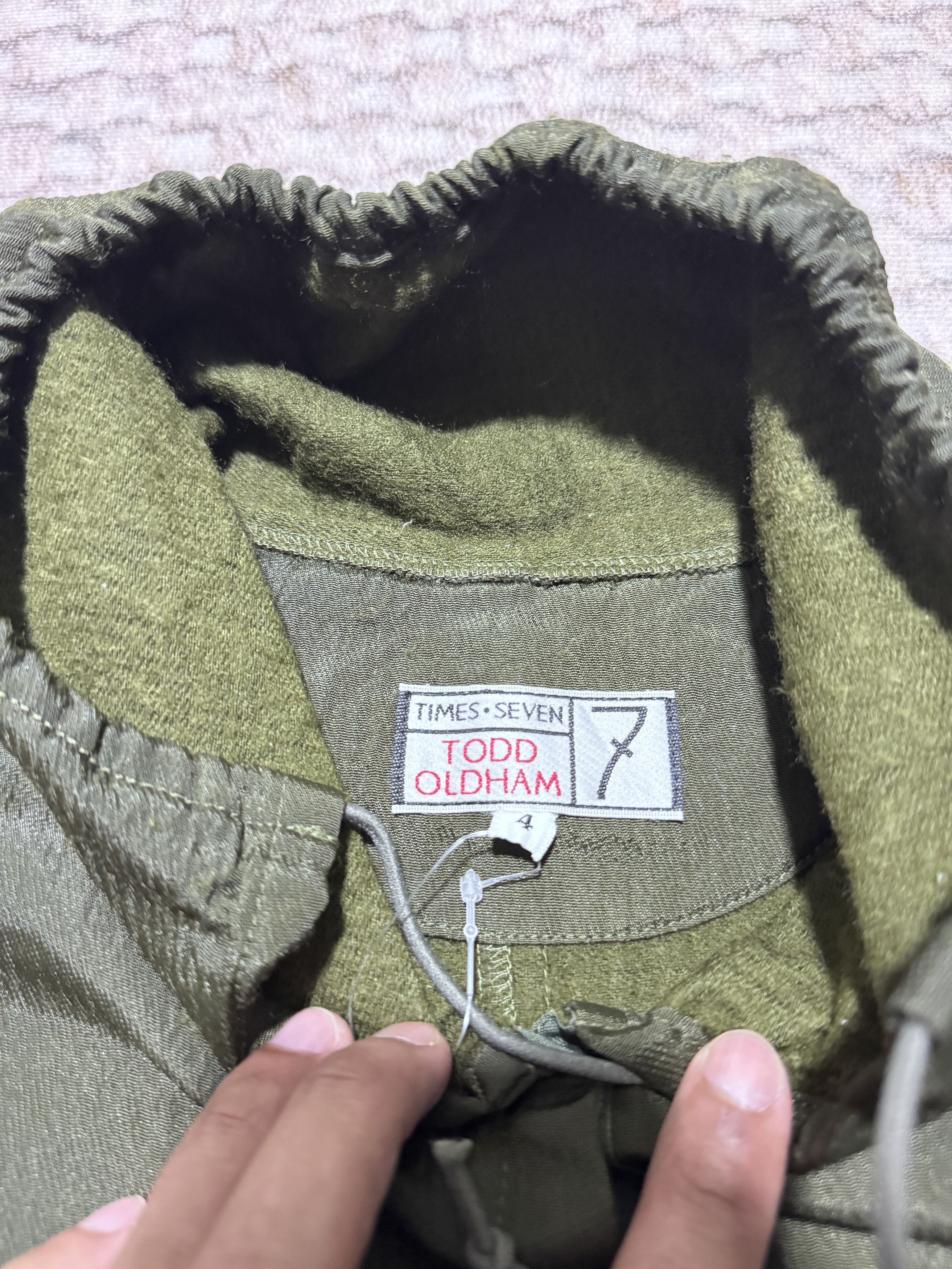 Todd Oldham Todd Oldham Times Seven Military Oliver Turtle Neck Jacket Size S / US 4 / IT 40 - 3 Thumbnail