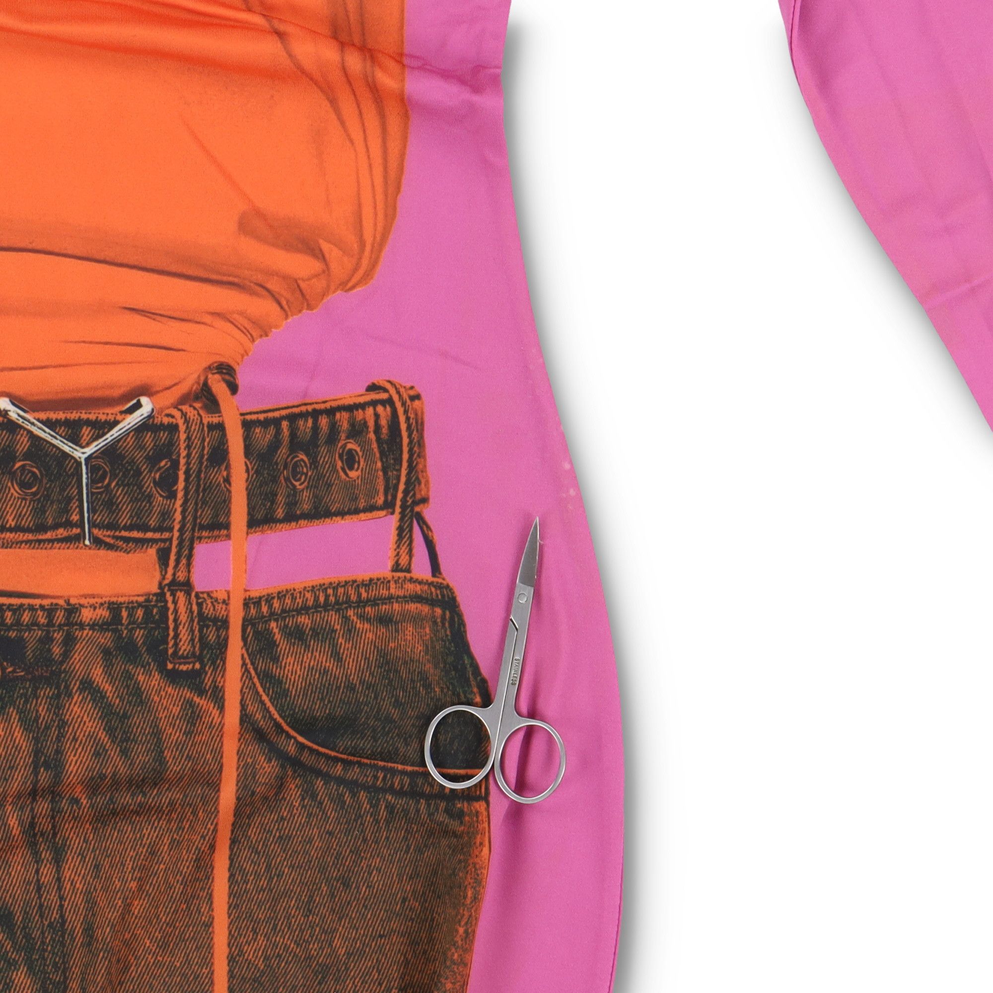 Jean Paul Gaultier × Y/Project Orange Pink Trompe L'oeil Maxi Dress Size XS / US 0-2 / IT 36-38 - 6 Thumbnail