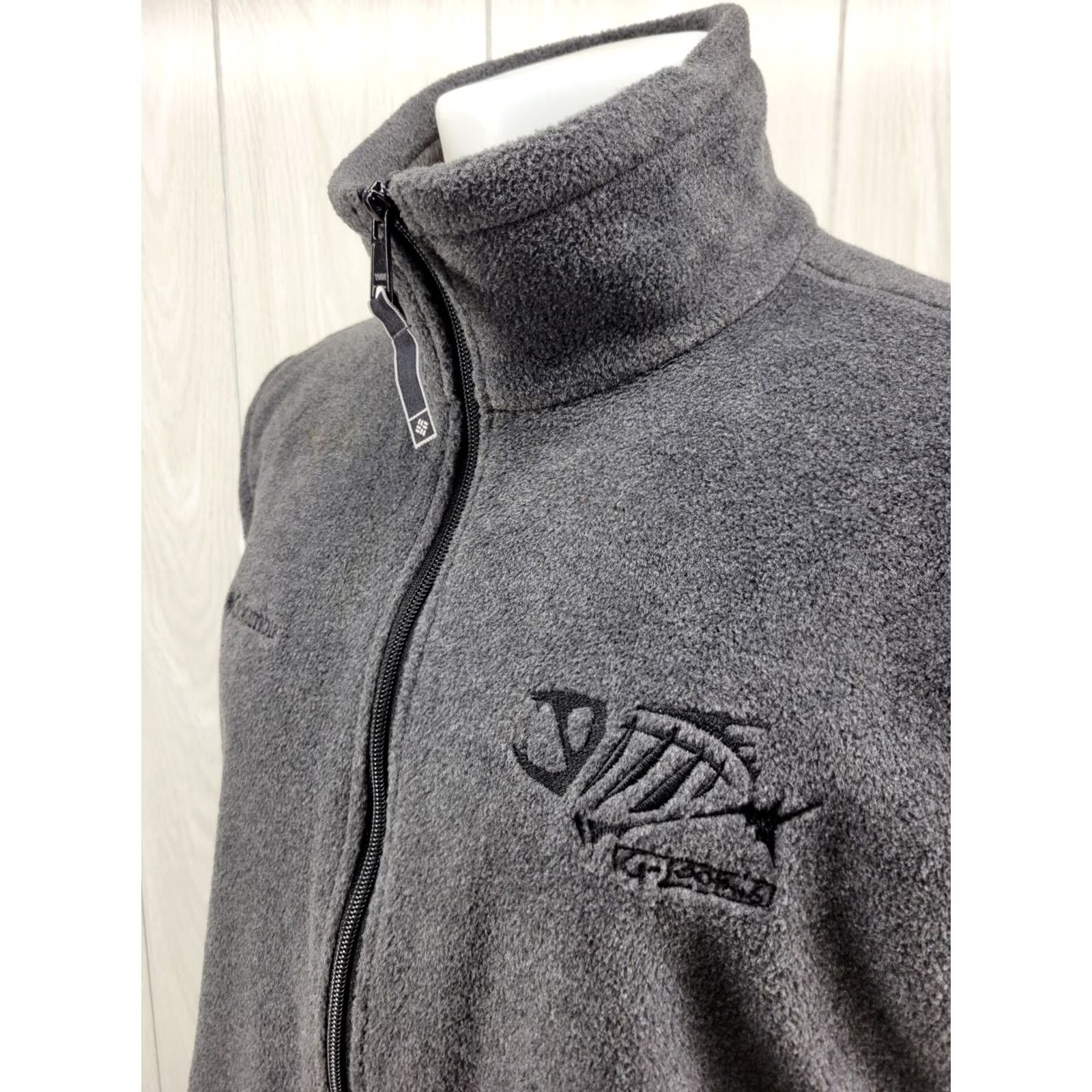 Vintage Columbia Vest Men Large Gray Glooms West End Outdoors Fleece Zip Embroidered Logo Chest Size Regular Size US L / EU 52-54 / 3 - 3 Thumbnail