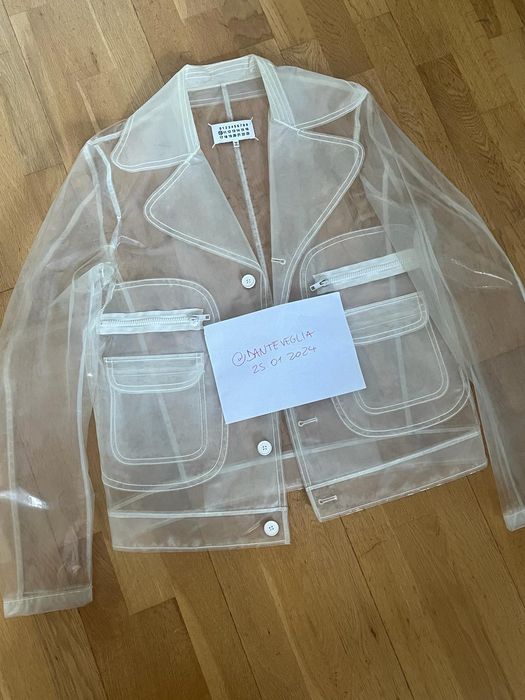 Maison margiela discount transparent jacket