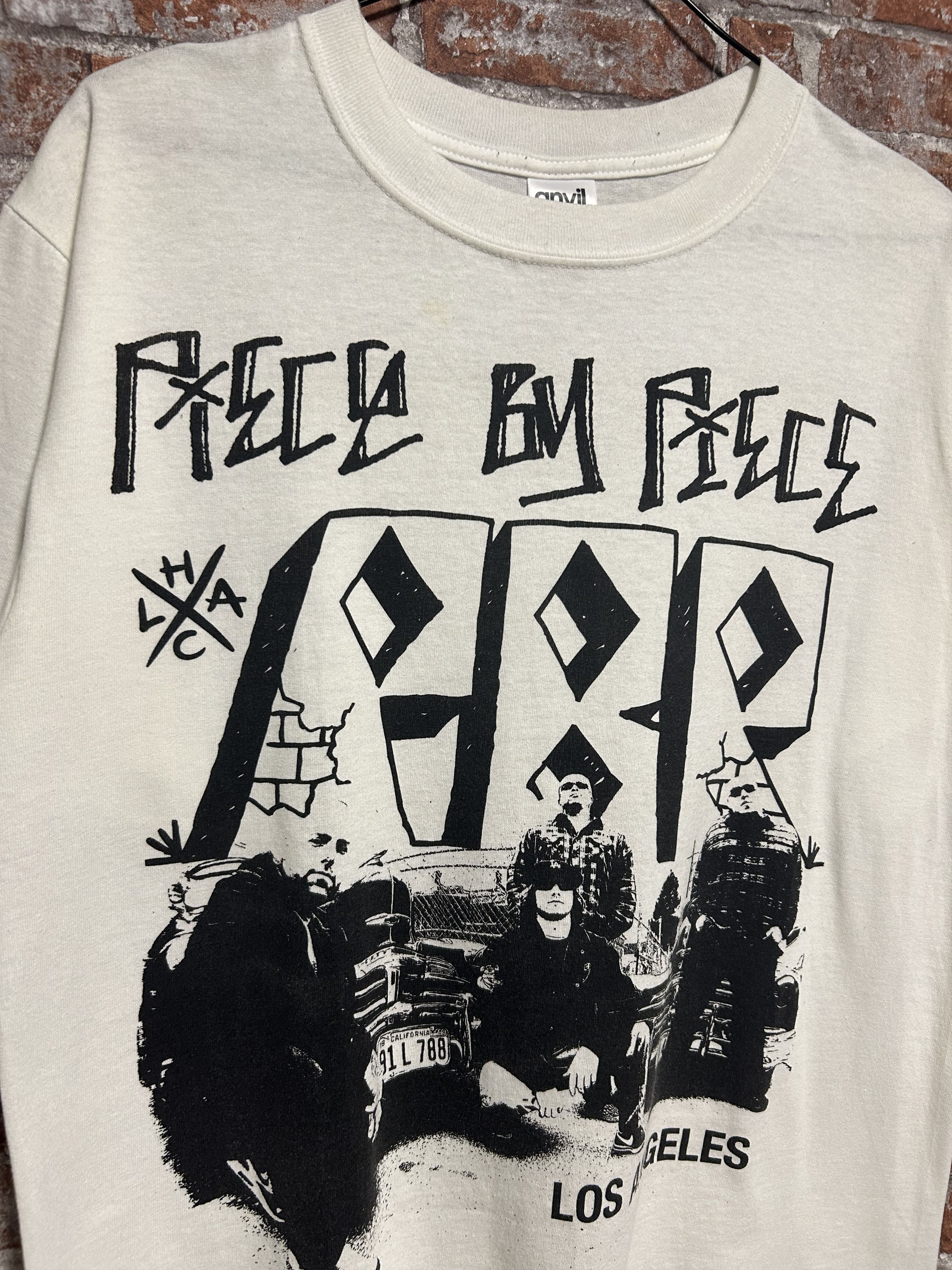 Band Tees Vintage 2000s Piece By Piece Hardcore Rock Band T-shirt Size US M / EU 48-50 / 2 - 3 Thumbnail