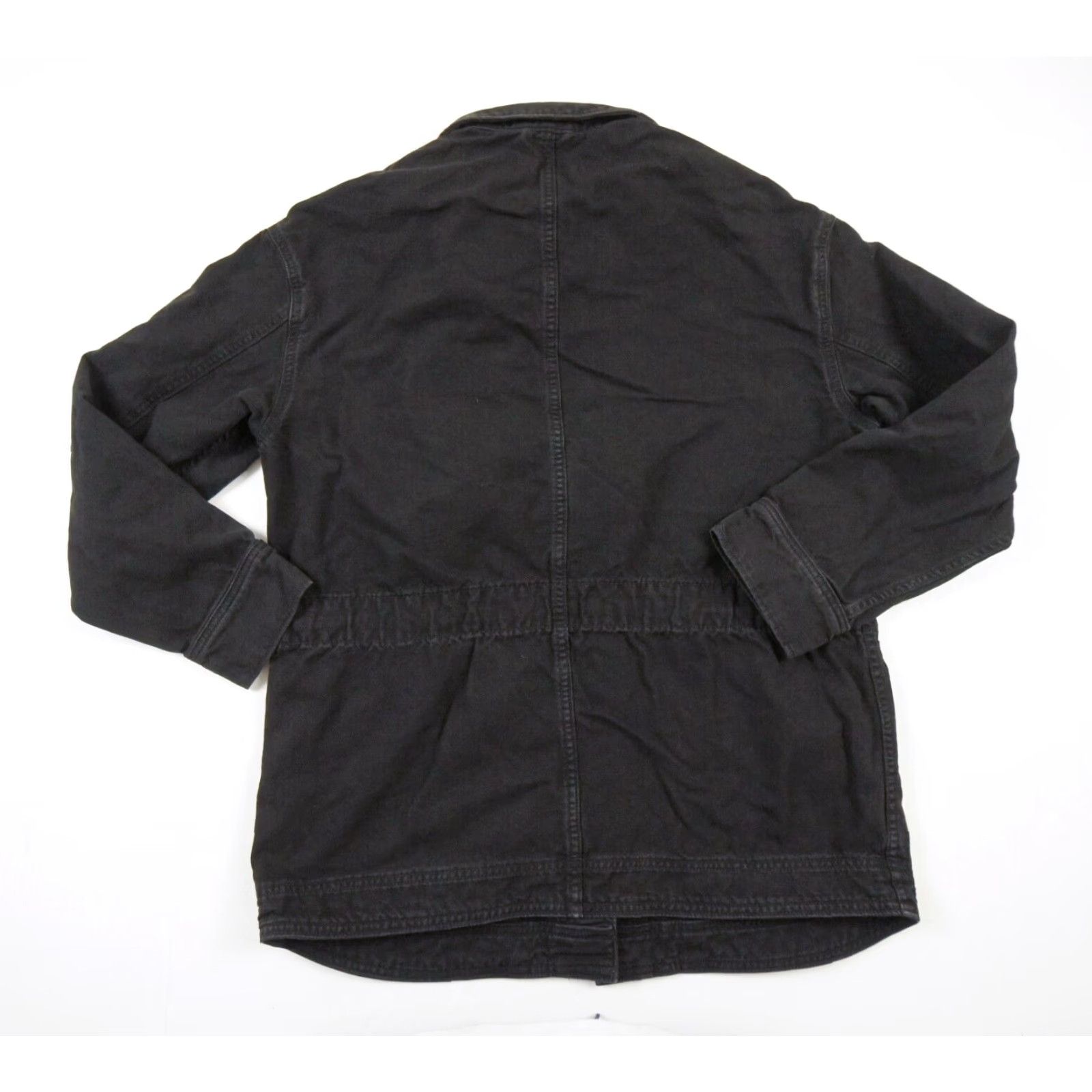 Everlane Everlane Women's Canvas Jacket Small Black Utility Outdoor Casual Long Sleeve Size S / US 4 / IT 40 - 4 Thumbnail
