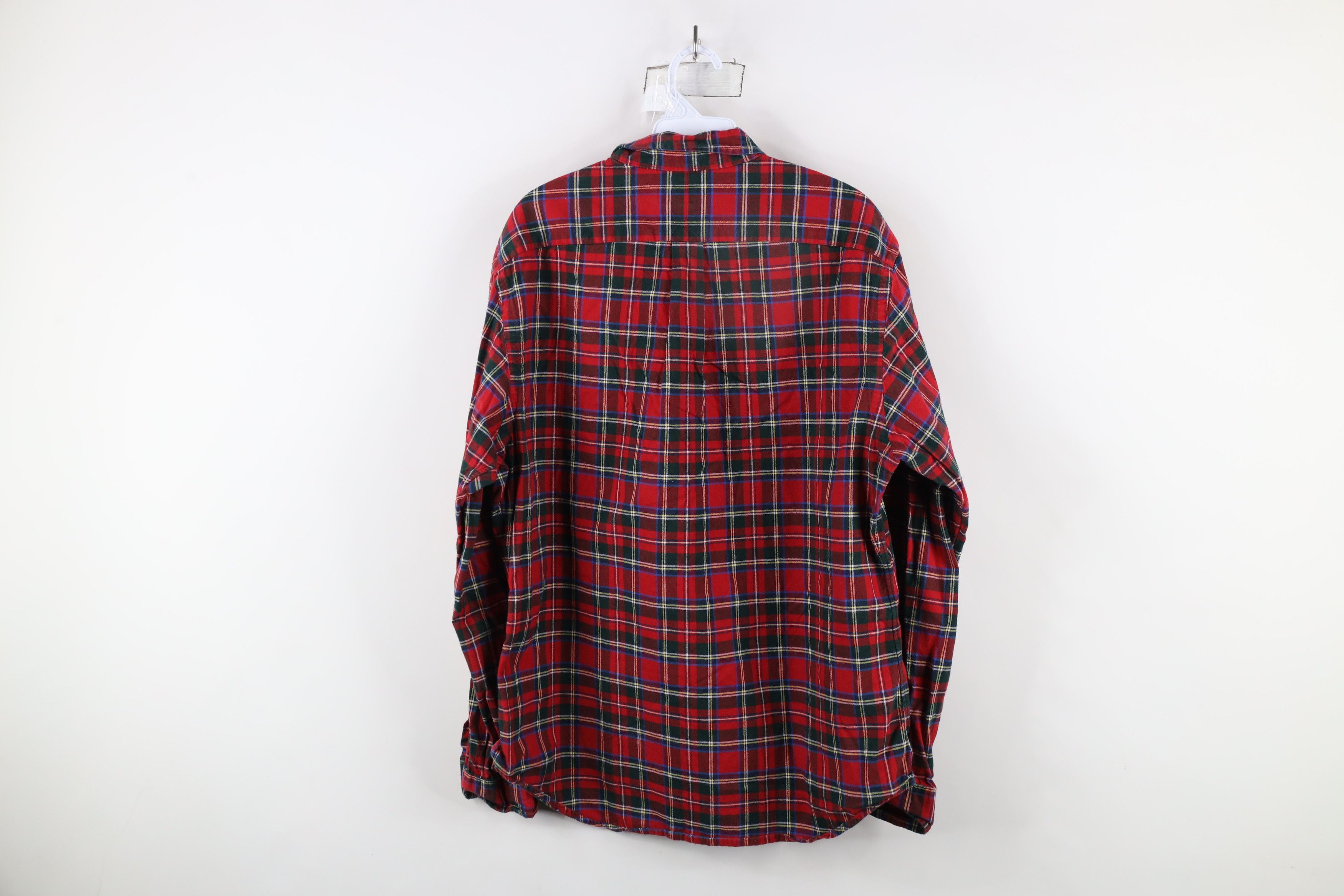 Ralph Lauren × Vintage Vintage Ralph Lauren Fit Collared Button Down Shirt Plaid Size US XL / EU 56 / 4 - 9 Thumbnail