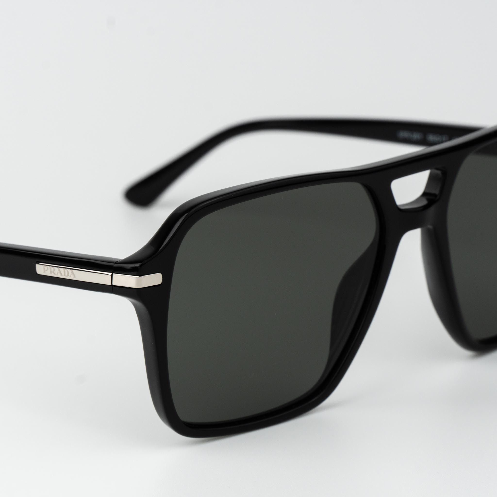 Prada Prada Men Sunglasses Pilot PR20YS 1AB03R NEW AUTHENTIC Size ONE SIZE - 8 Thumbnail