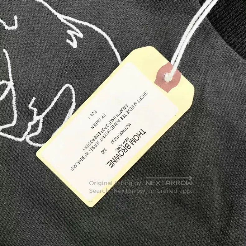 Thom Browne Thom Browne Baburin embroidery short sleeves Size US S / EU 44-46 / 1 - 6 Thumbnail