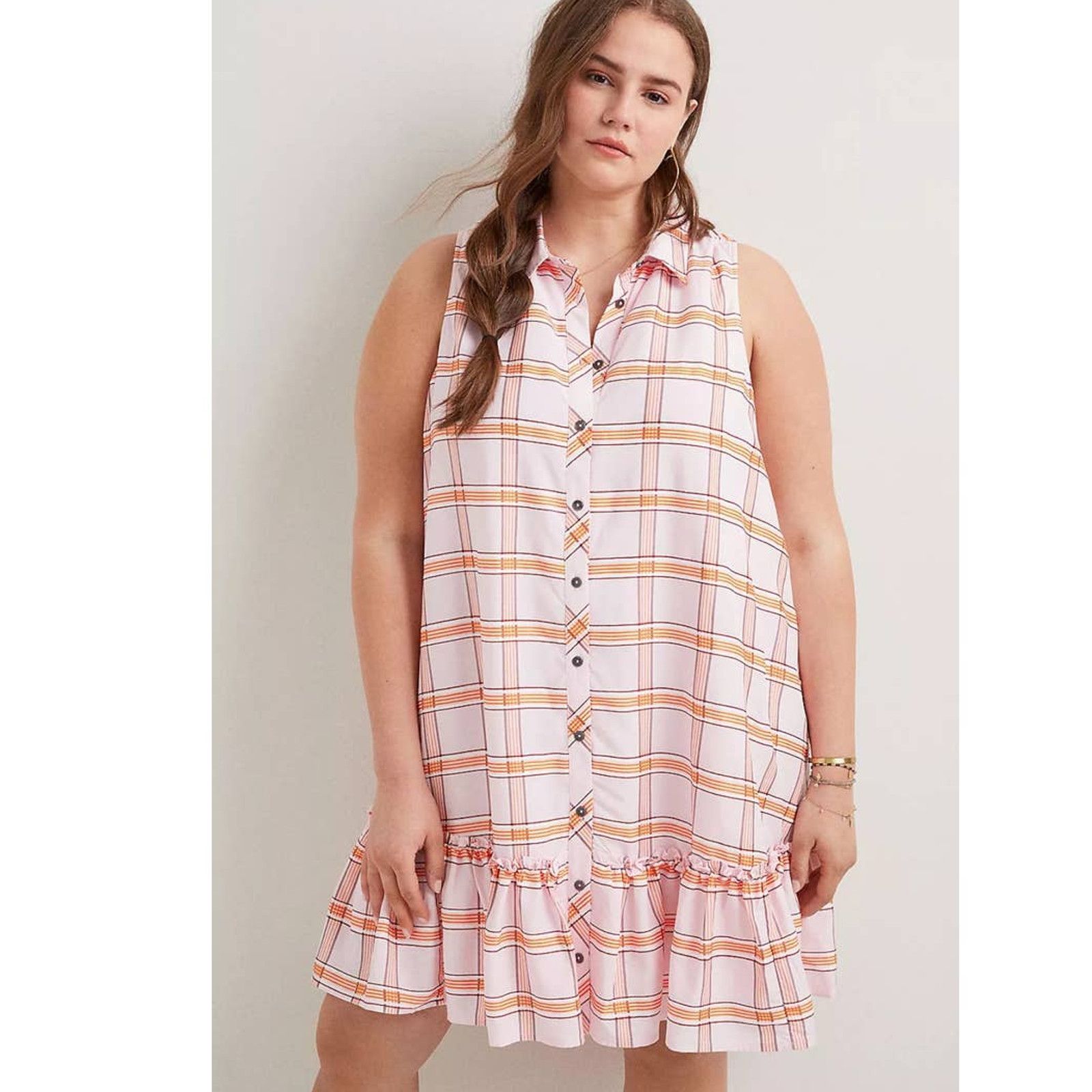 Anthropologie New Anthropologie Maeve Flounced Tunic Mini Dress $148 1X Size XL / US 12-14 / IT 48-50 - 3 Thumbnail