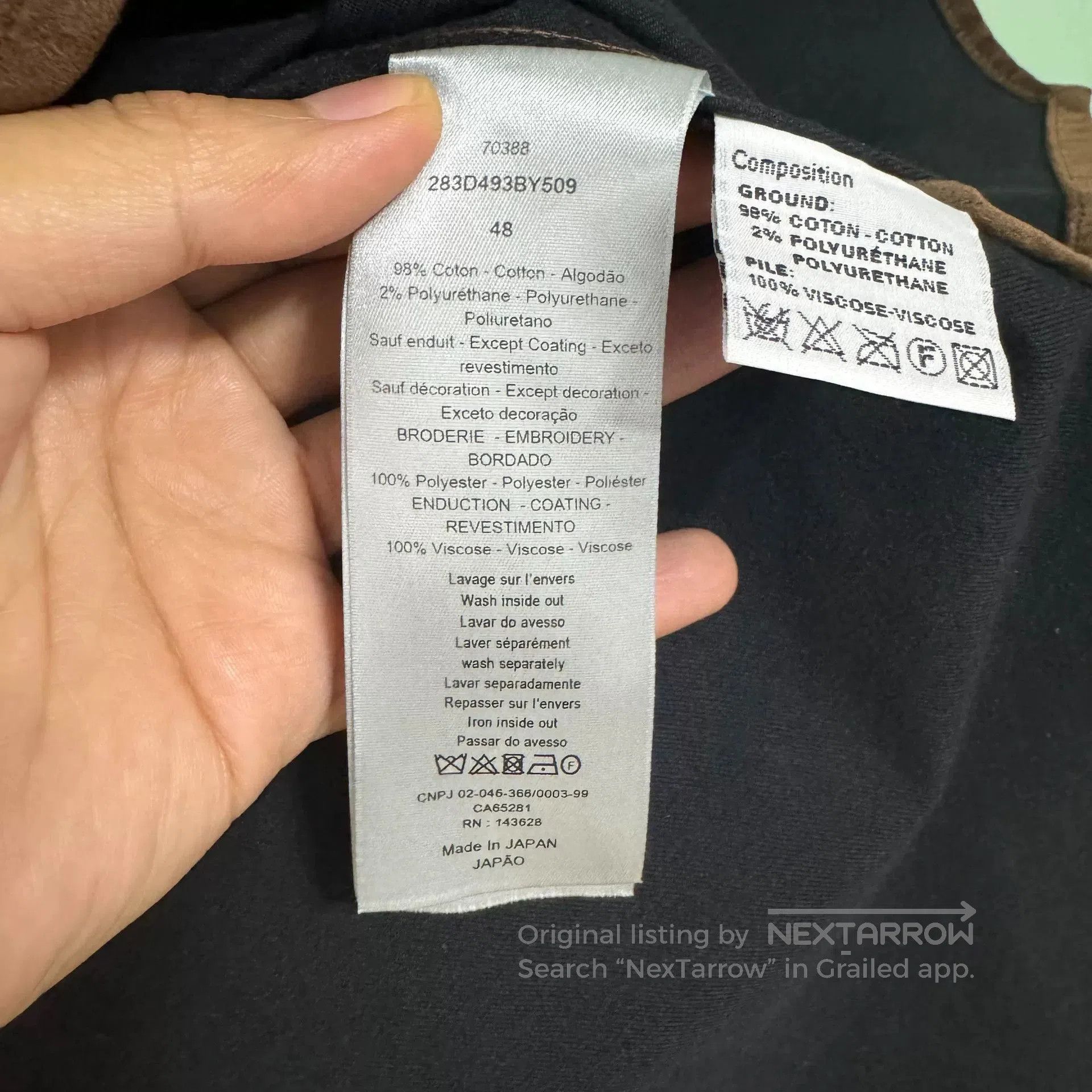 Dior DIOR Travis Scott Brown Long-Sleeve Shirt. Size US M / EU 48-50 / 2 - 4 Thumbnail