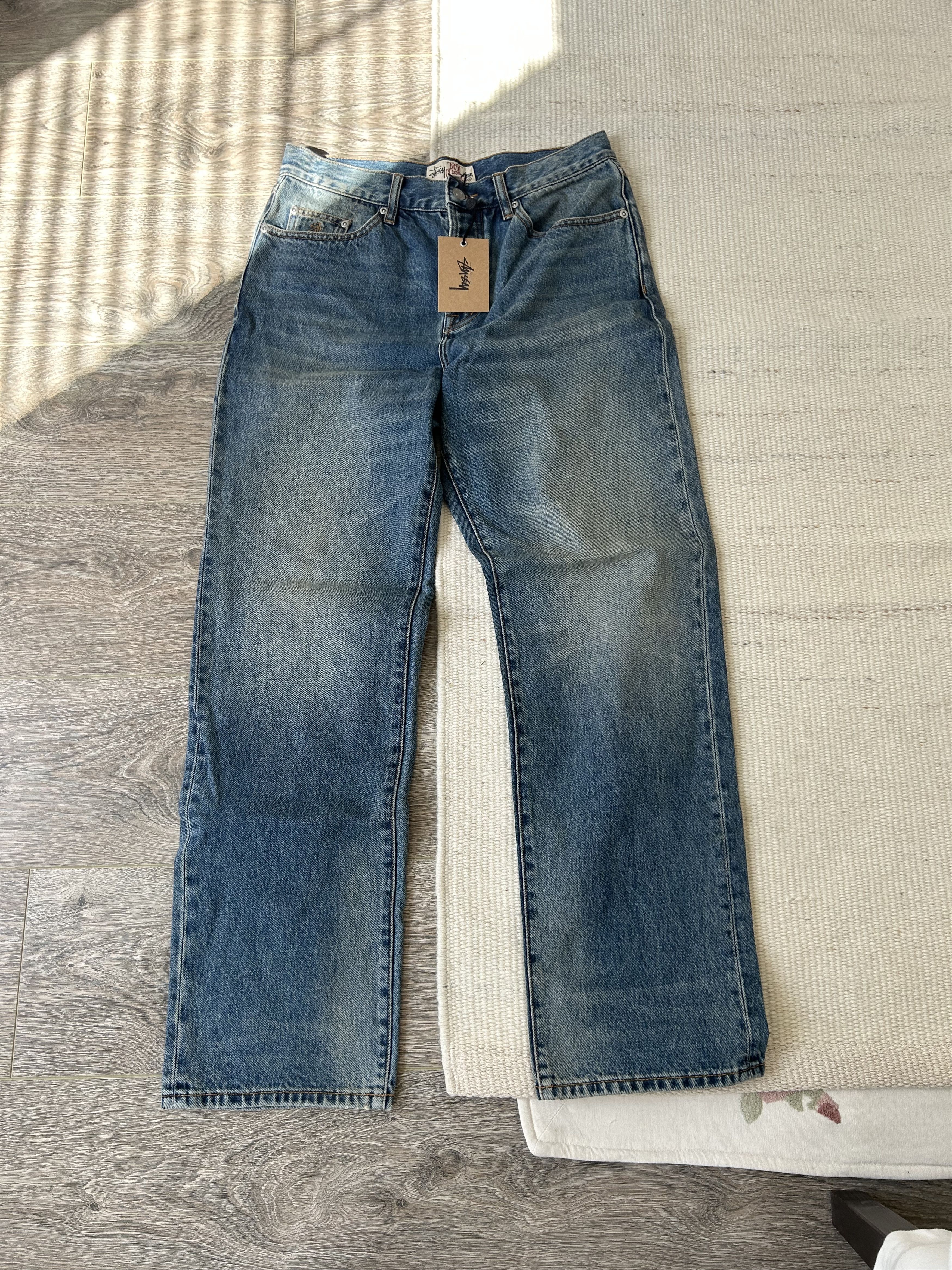 Stussy Stussy New Classic VTG Denim Jeans in Leopard | Grailed