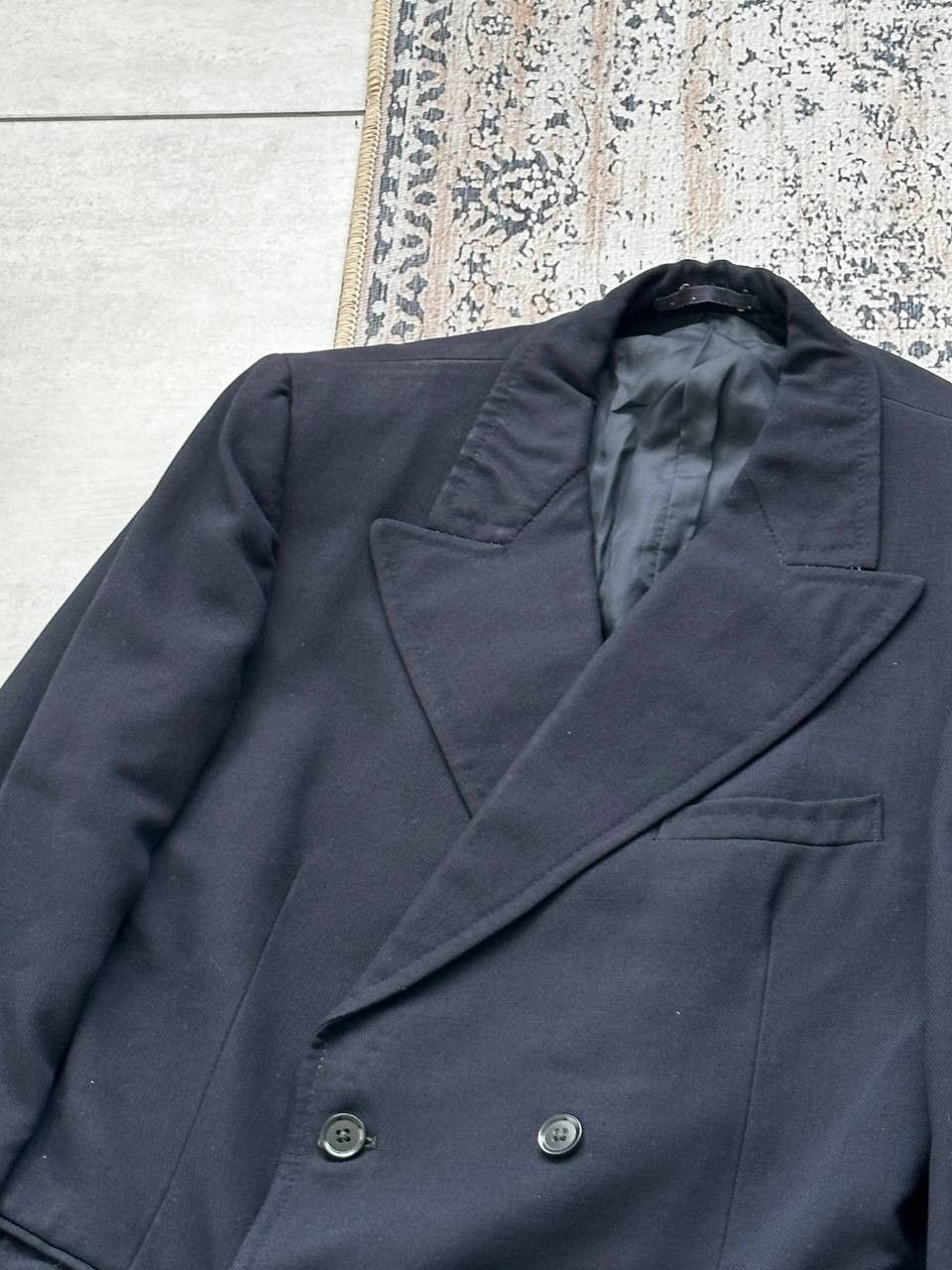 Burberry Burberry Double Breasted Navy Wool Blazer Luxury Size 38L - 6 Thumbnail