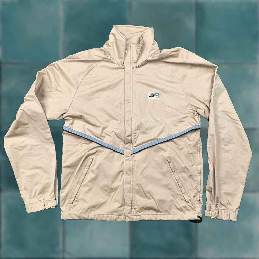 Nike VINTAGE Nike Goretex Zip Up Pullover Windbreaker Jacket L Tan Rain Pinwheel 80s Size US L / EU 52-54 / 3 - 1 Thumbnail