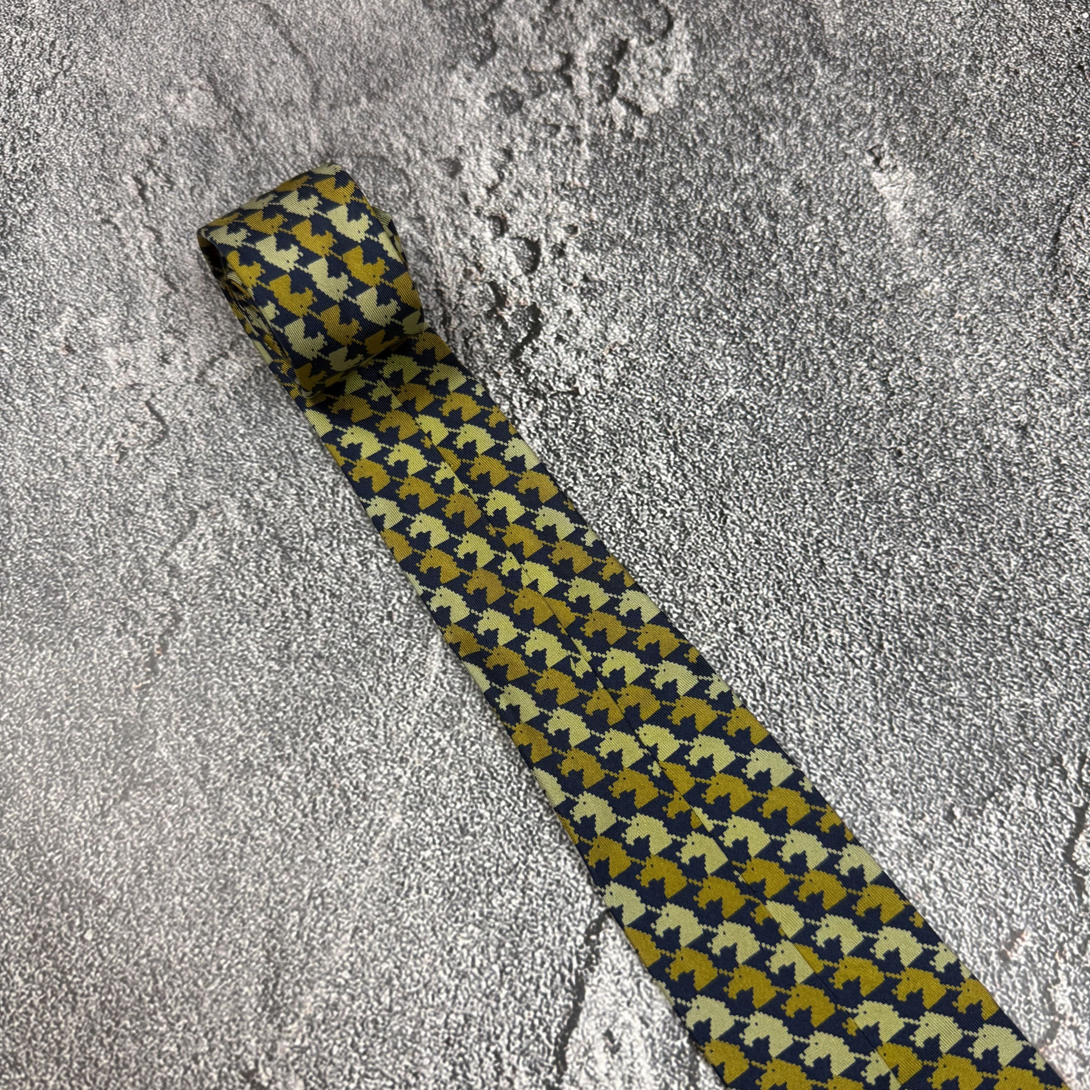 Hermes Hermes Silk Tie Very Vintage 227 FA Size ONE SIZE - 3 Thumbnail