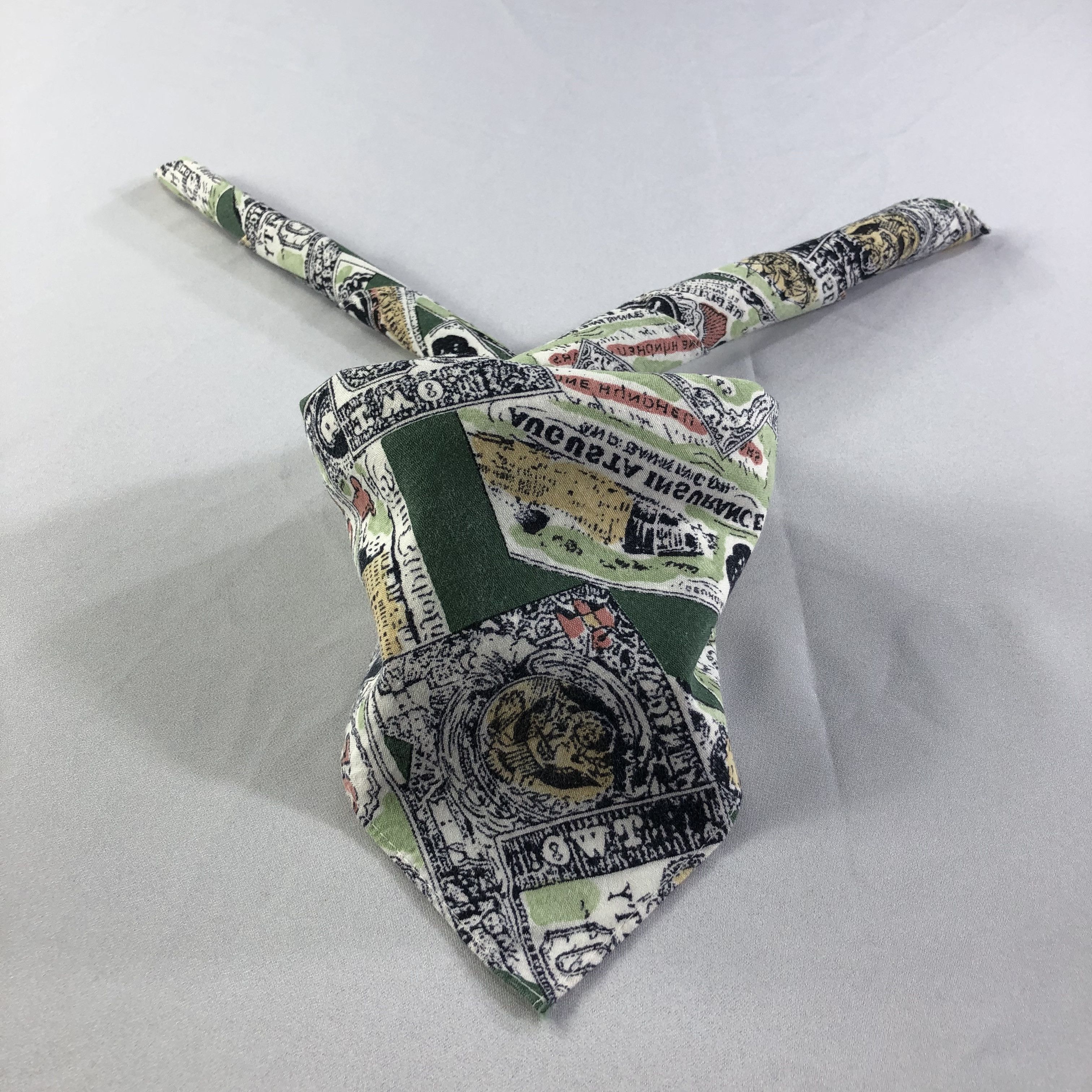 Moschino × Vintage Moschino Mirror Image Handkerchief Neckerchief Bandana H1674 Size ONE SIZE - 1 Thumbnail