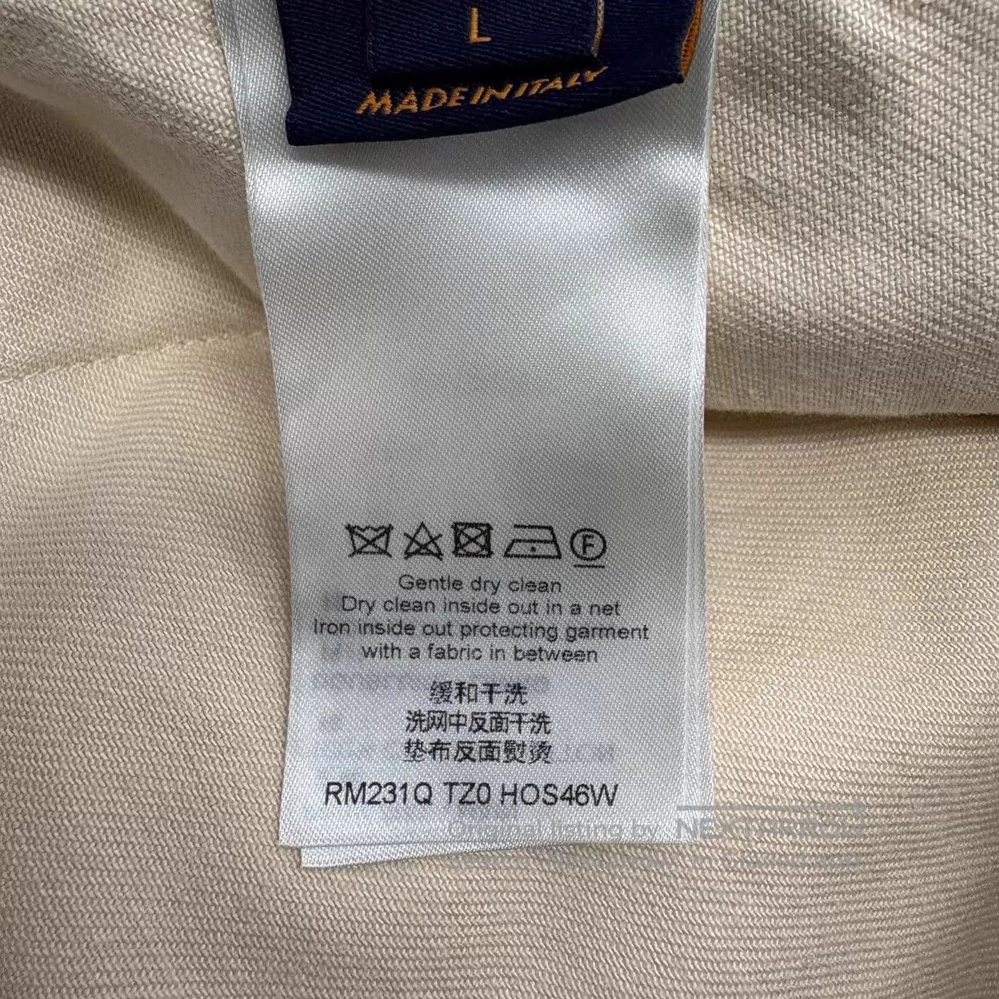 Louis Vuitton Yellow Short-Sleeve Shirt with Embossed Pattern. Size US L / EU 52-54 / 3 - 7 Thumbnail