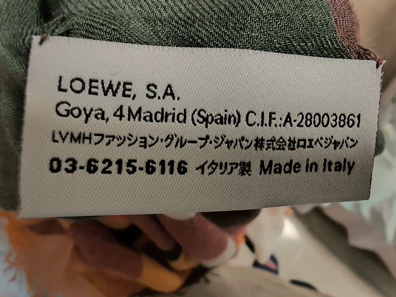 Loewe LOEWE Cashmere and silk scarves Size ONE SIZE - 2 Thumbnail