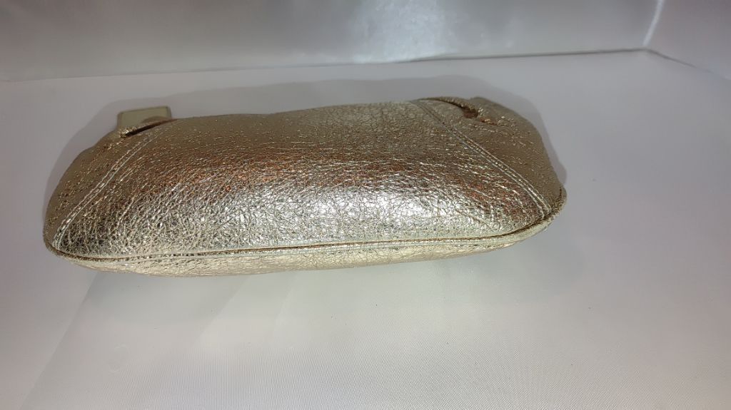 Coach Coach Metallic Gold Zippered Pouch M0869-42536 Size ONE SIZE - 5 Thumbnail
