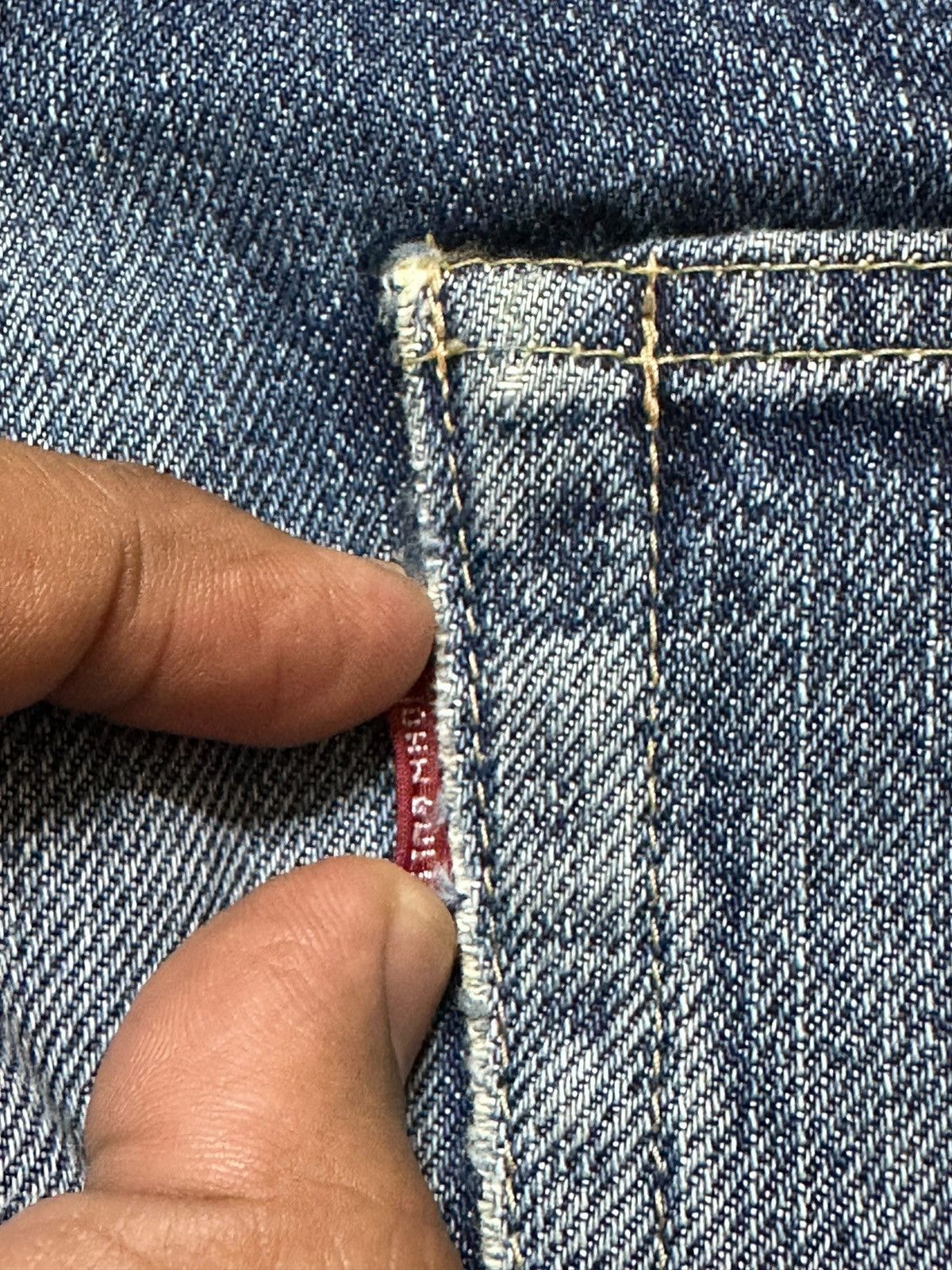 Johnbull Vintage Johnbull Selvedge Whiskers Denim Size US 30 / EU 46 - 7 Thumbnail