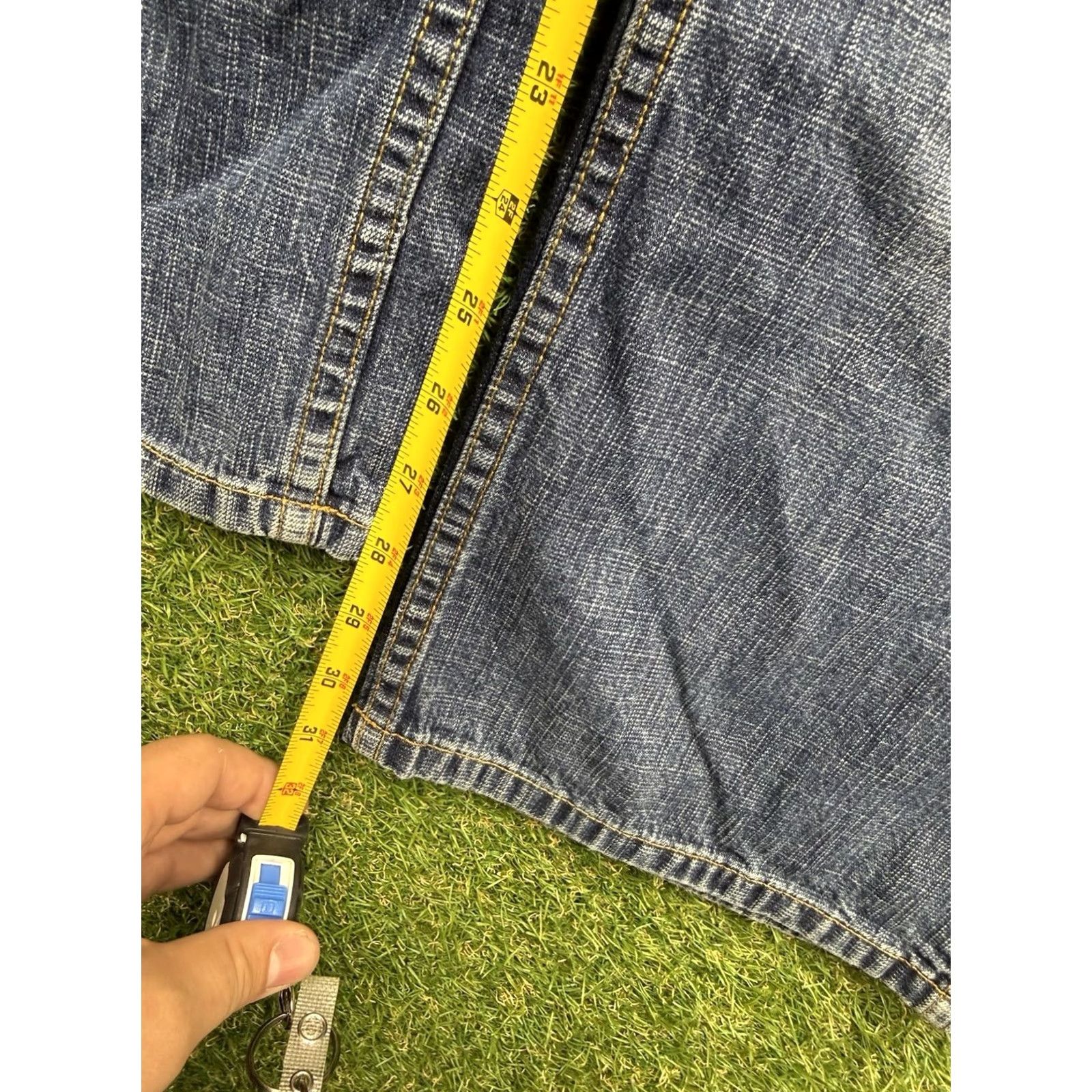 Phat Farm VINTAGE Phat Farm Jeans Mens 36x33 Blue Loose Baggy Fit Y2K 90s Denim Wide Leg Jeans Mens Blue 90s Hip Hop Phat Farm DP491401 Size US 36 / EU 52 - 6 Thumbnail