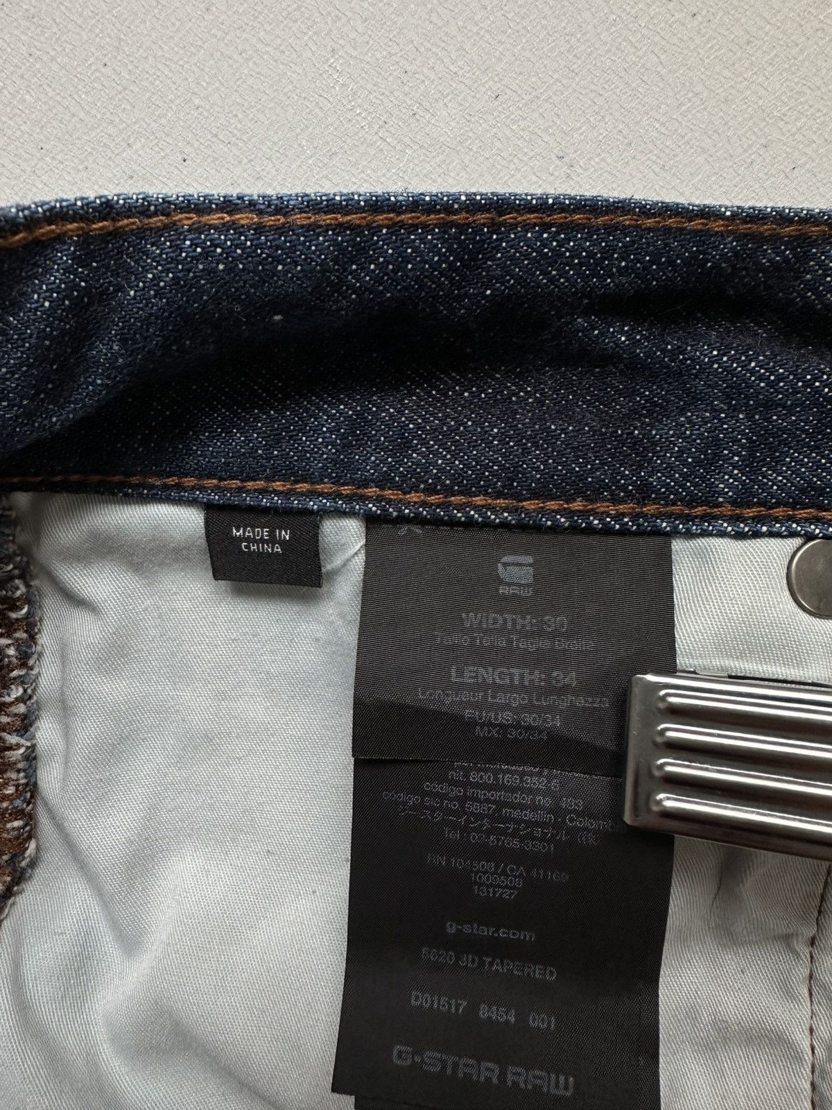 G-Star × Japanese Brand G Star Raw 3D Tapered Denim Jeans Streetwear Size US 30 / EU 46 - 12 Thumbnail
