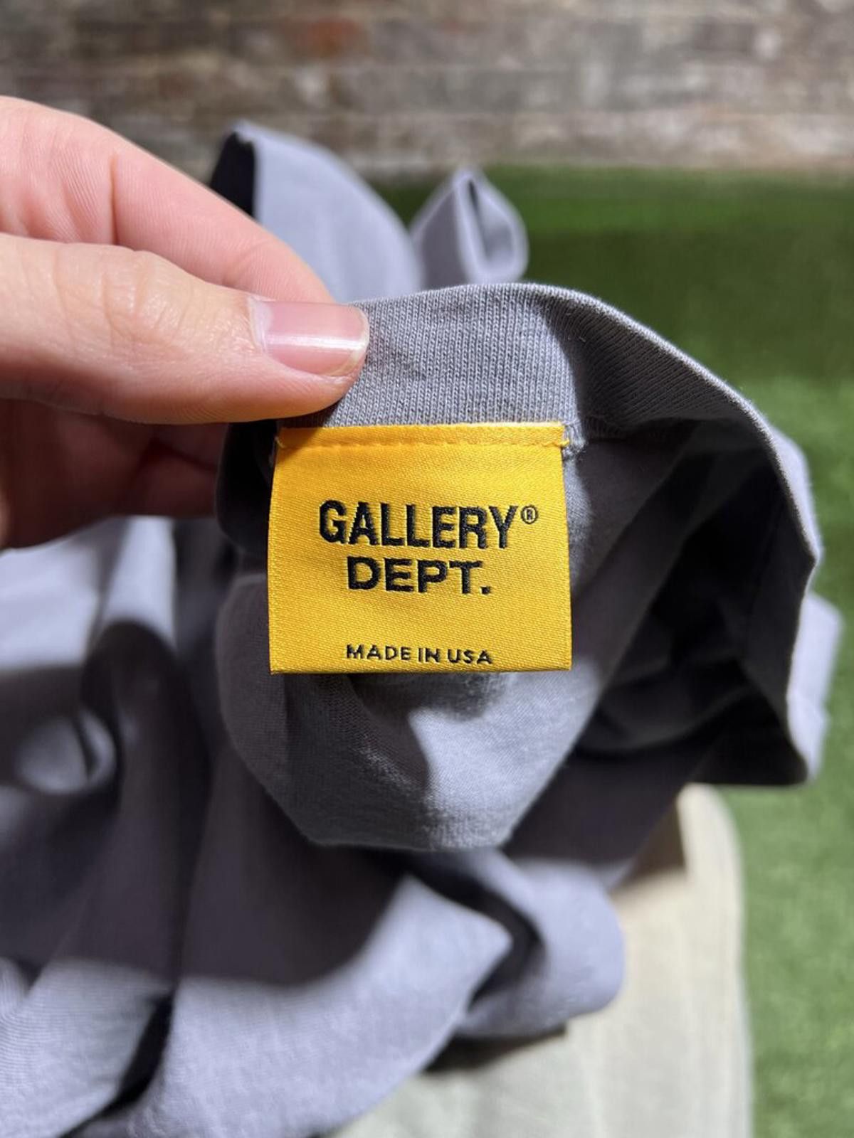 Gallery Dept. Gallery Dept Grey Tee Sz. L Size ONE SIZE - 5 Thumbnail
