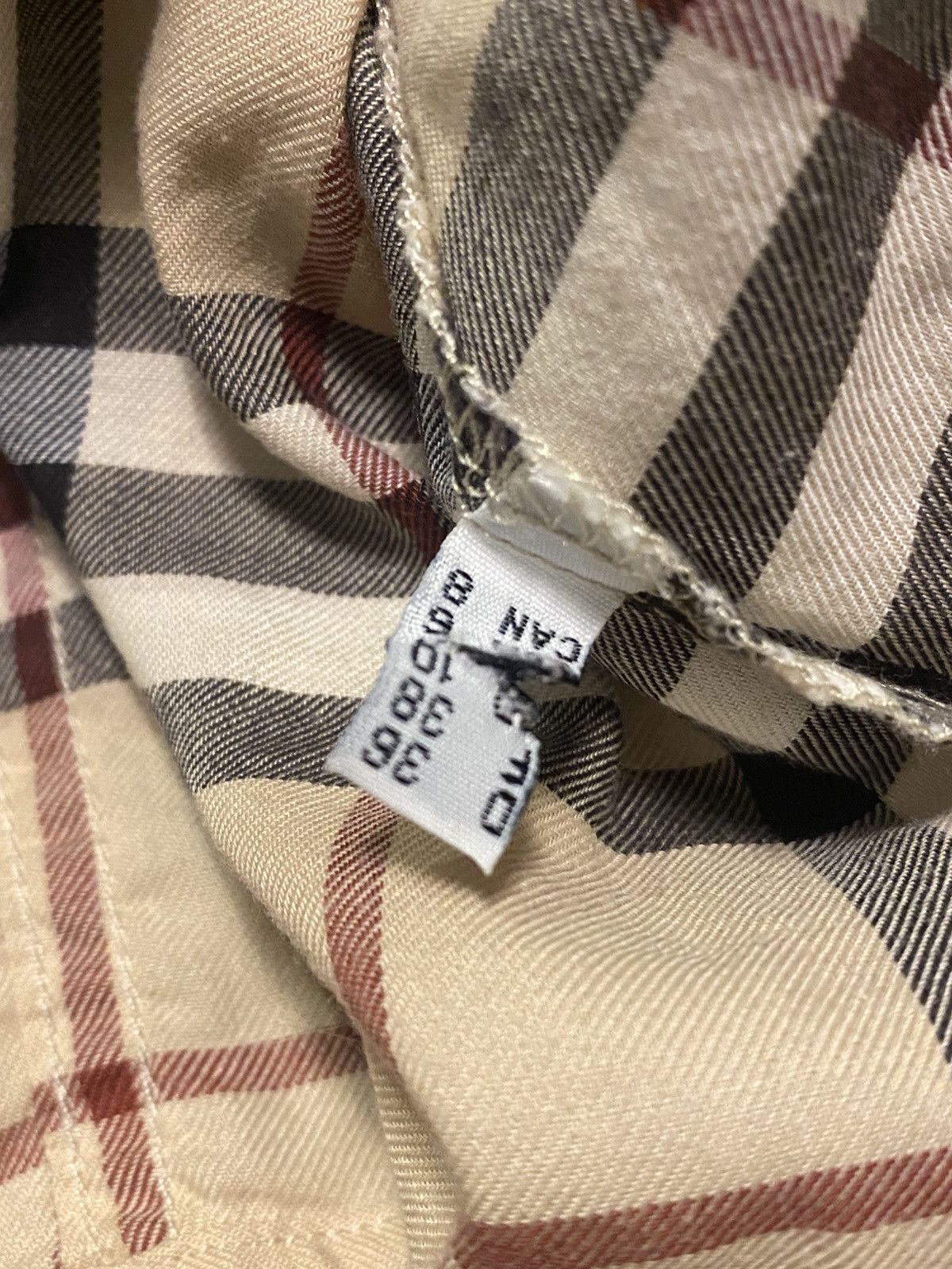 Burberry Burberry Burberrys Shirt Button Downs Vintage Nova Check Size US S / EU 44-46 / 1 - 4 Thumbnail