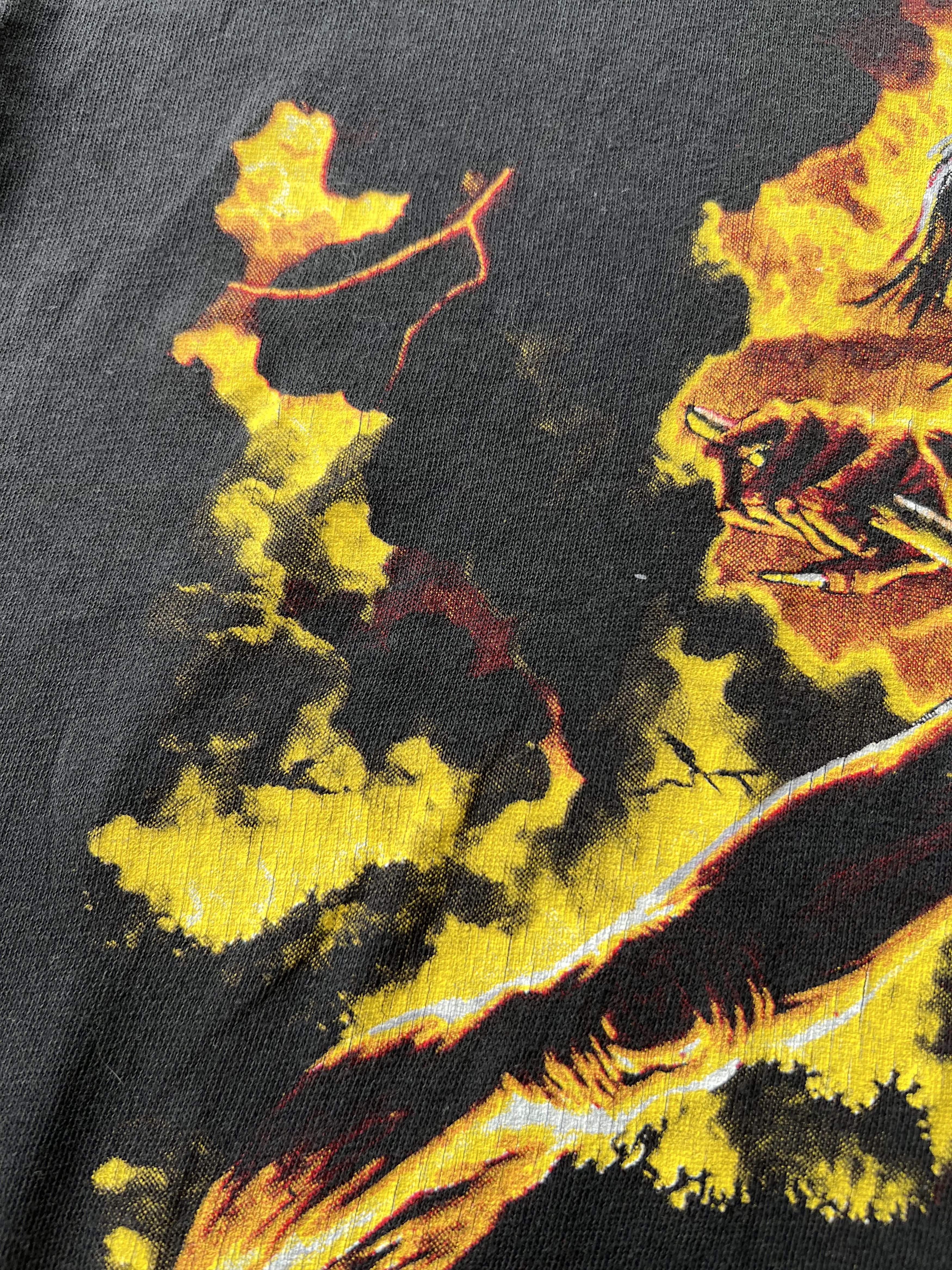 Band Tees Vintage 1993 Iron Maiden Hallowed Be Thy Name Black T-shirt Size US L / EU 52-54 / 3 - 6 Thumbnail