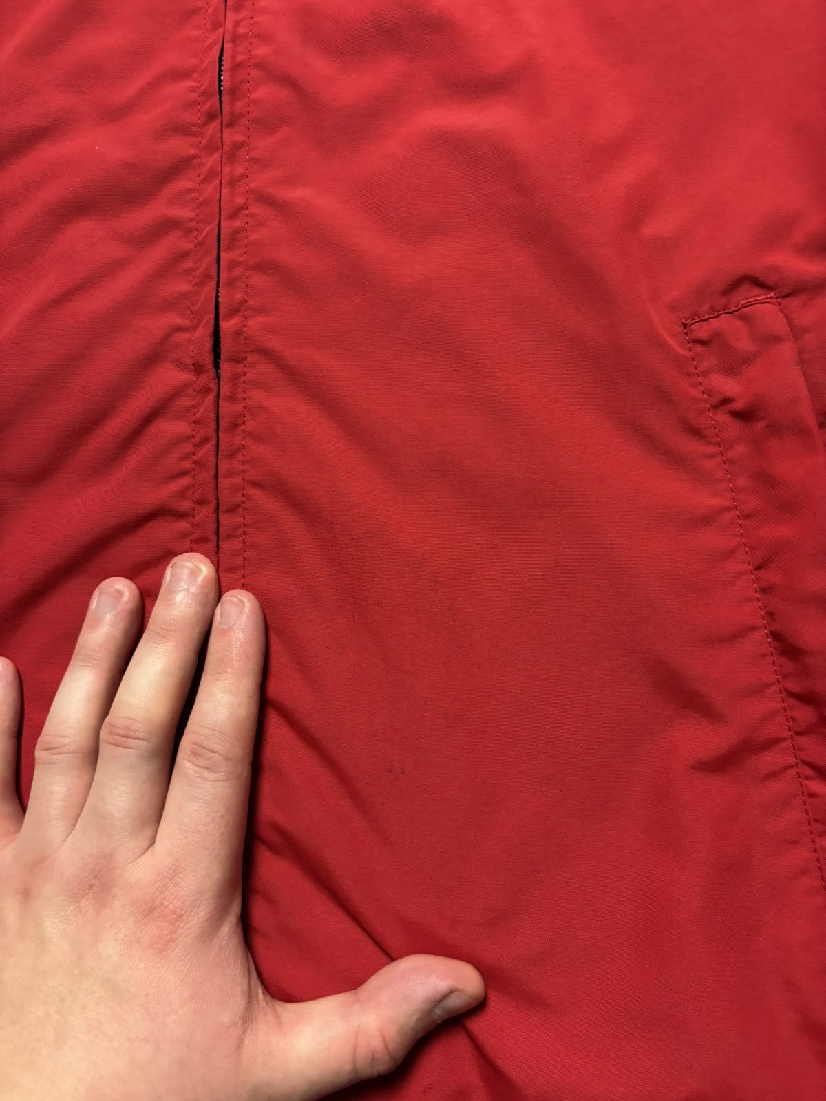 Carhartt Carhartt Windbreaker Jacket Nylon Hooded Full Zip Red Mens M Size US M / EU 48-50 / 2 - 5 Thumbnail