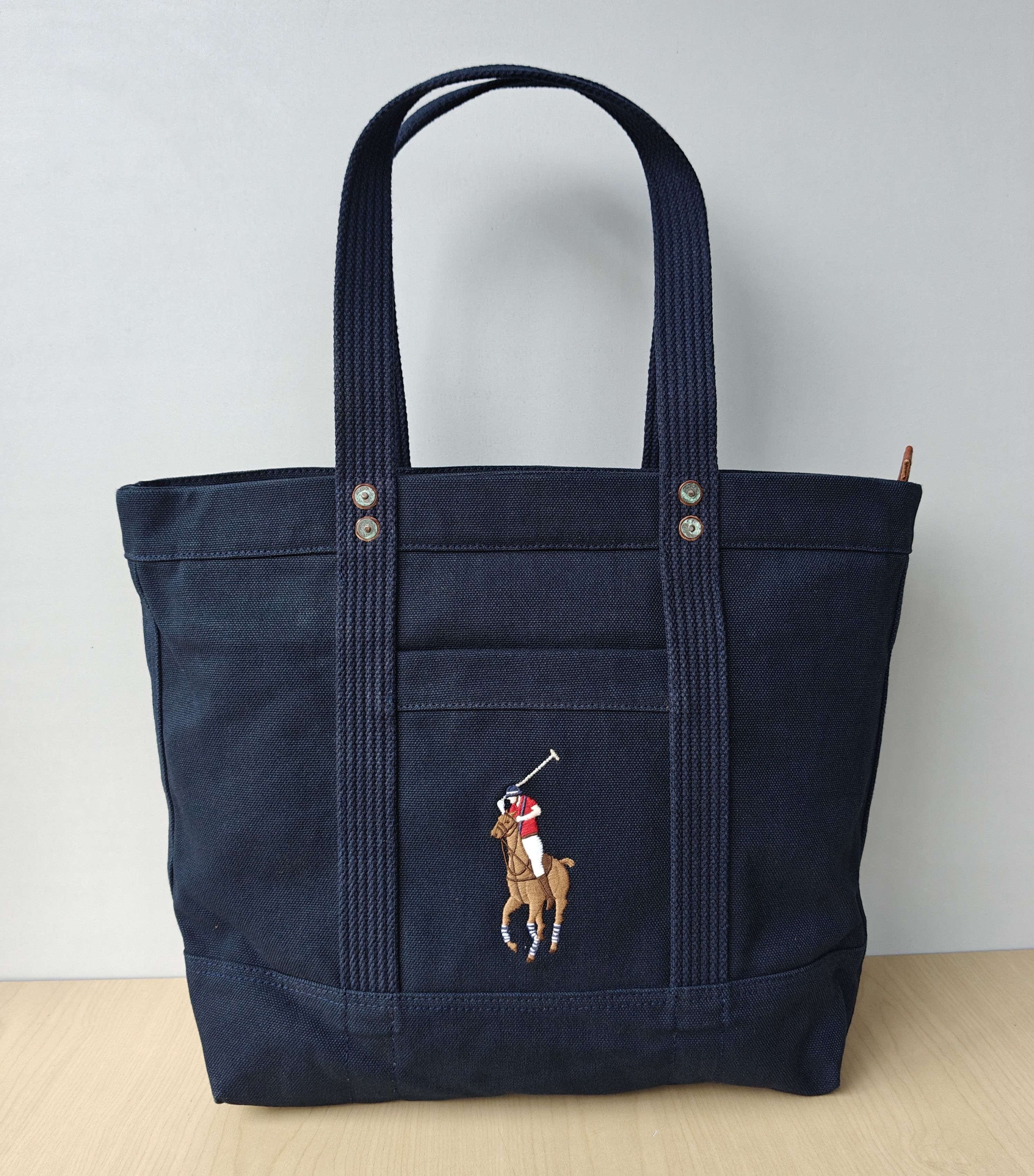 Polo Ralph Lauren Polo Ralph Lauren Canvas Medium Tote Free Shipping FTP/4014 Size ONE SIZE - 1 Thumbnail