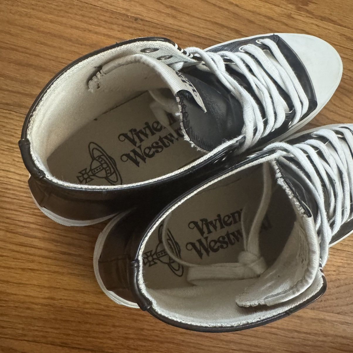 Vivienne Westwood Vivienne Westwood Plimsoll Hi-Top Sneakers Size US 7 / EU 40 - 7 Thumbnail
