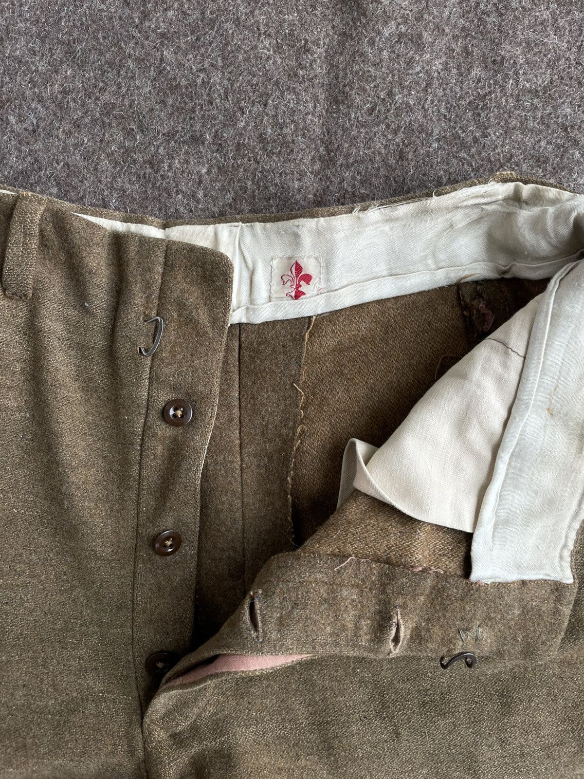 Other Vintage Antique ~20-40s(?) Military/Workwear Shorts Size US 30 / EU 46 - 12 Thumbnail