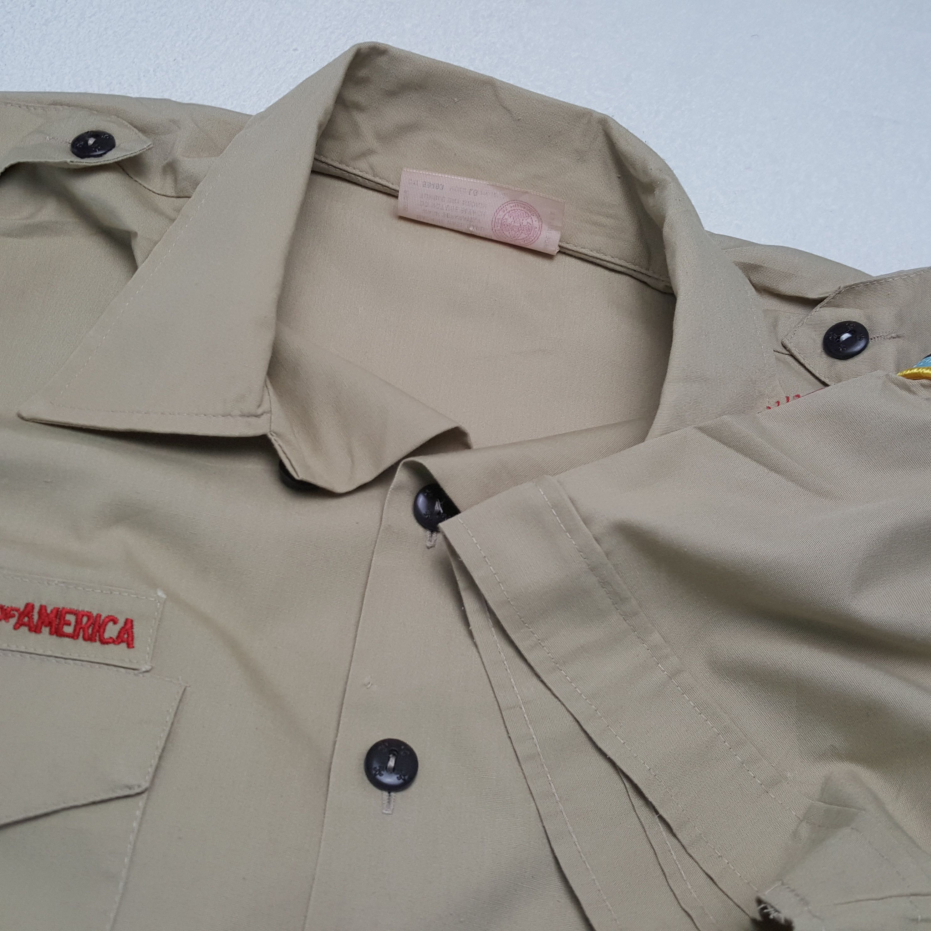 Vintage BOY SCOUT Of AMERICA Casual Uniform Shirt Size US XL / EU 56 / 4 - 8 Thumbnail