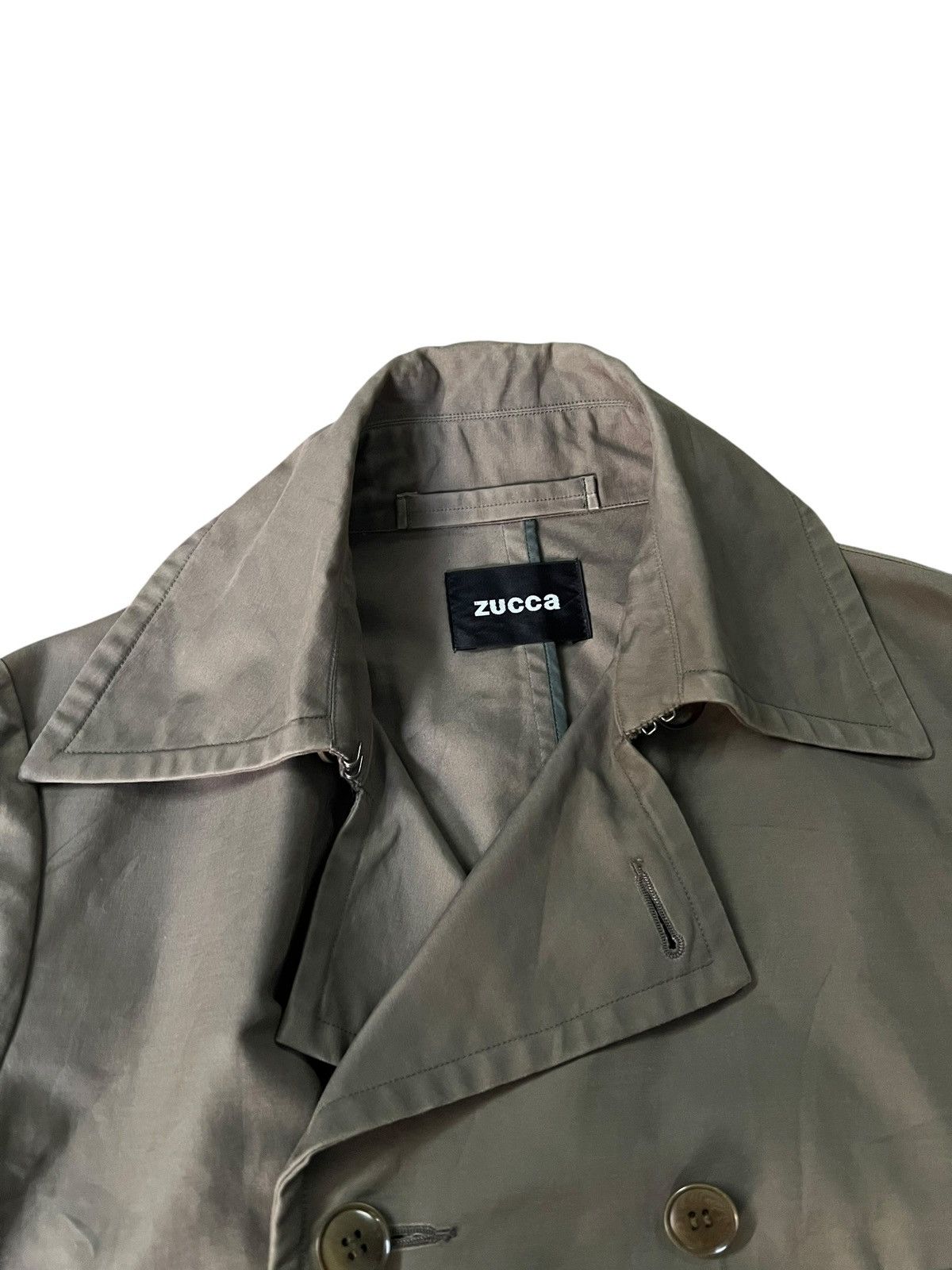 Zucca Zucca Double Breasted Issey Miyake Long Coat Size US S / EU 44-46 / 1 - 7 Thumbnail