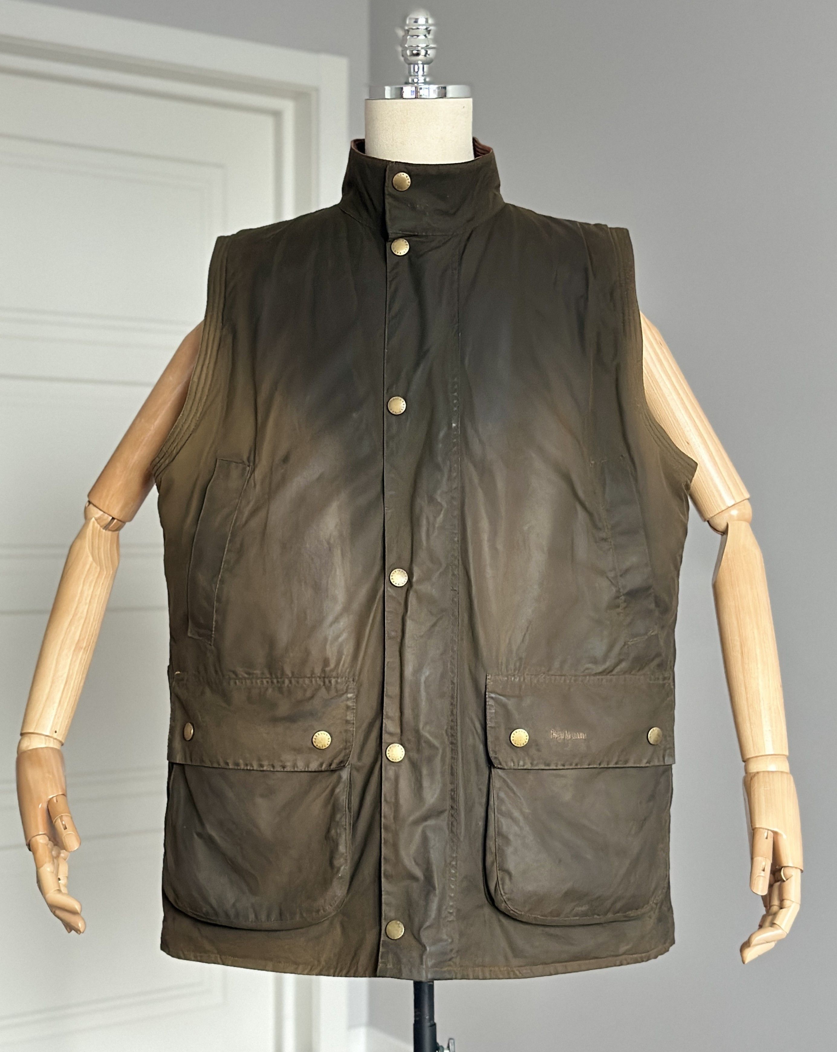 Barbour Barbour Westmorland Jacket Vest British Style Waxed Cotton Size US XL / EU 56 / 4 - 1 Thumbnail