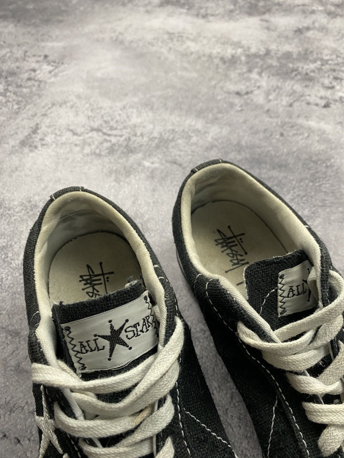 Converse × Stussy Stussy Converse Chuck One Star Low Top Black Sneakers Shoes Size US 6 / EU 39 - 9 Thumbnail