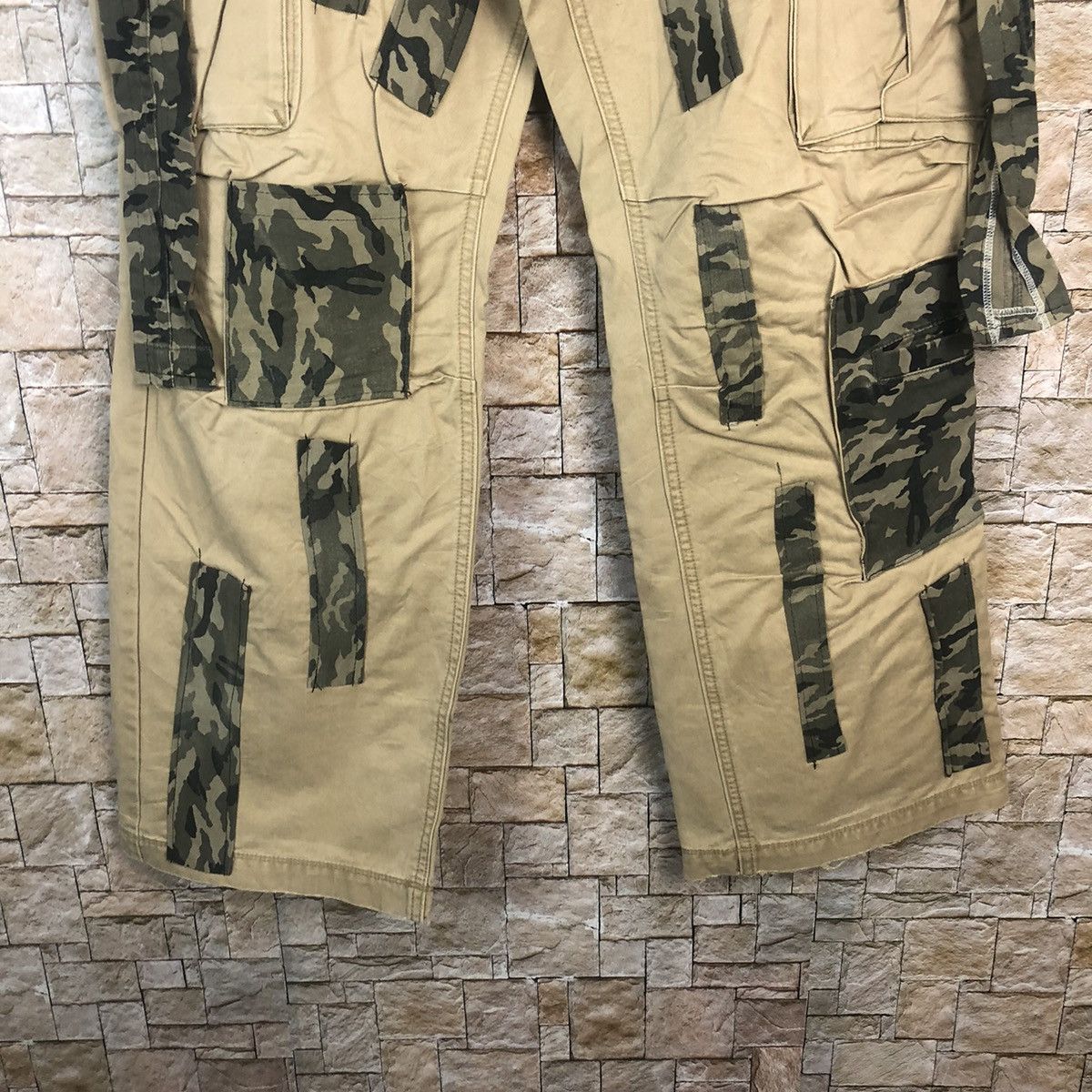 Vintage Gap rework Custom utility patchwork Cargo Pants #A363 Size US 32 / EU 48 - 7 Thumbnail
