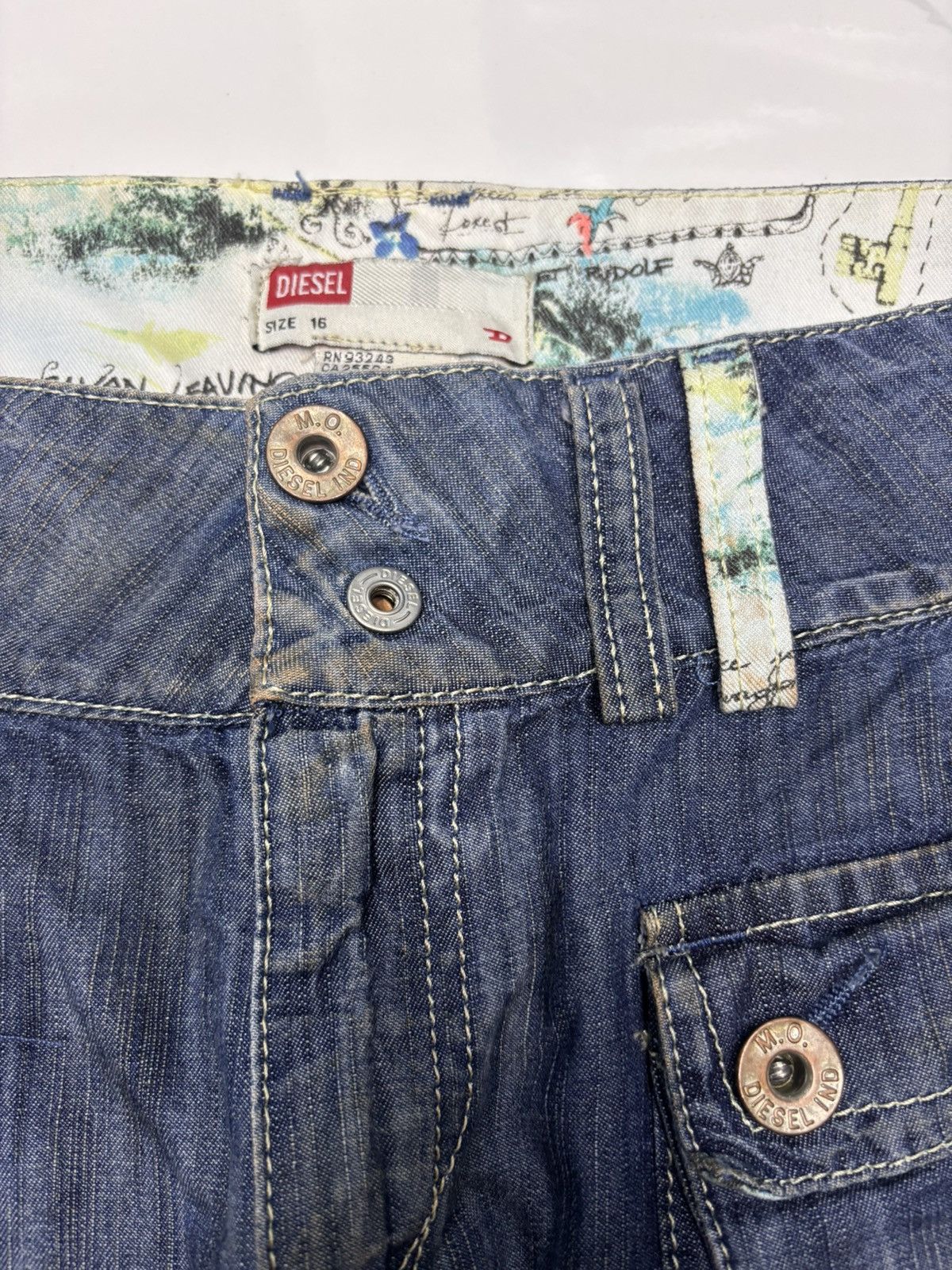 Diesel × Diesel Black Gold DIESEL MULTI POCKET DENIM BUSH JEANS PANTS Size US 30 / EU 46 - 10 Thumbnail
