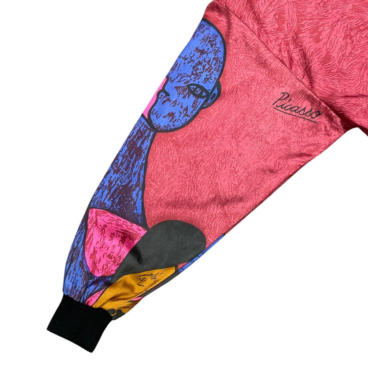 Vintage Vintage 80s Pablo Picasso Abstract Art Graphic Bomber Jacket Size US L / EU 52-54 / 3 - 19 Thumbnail