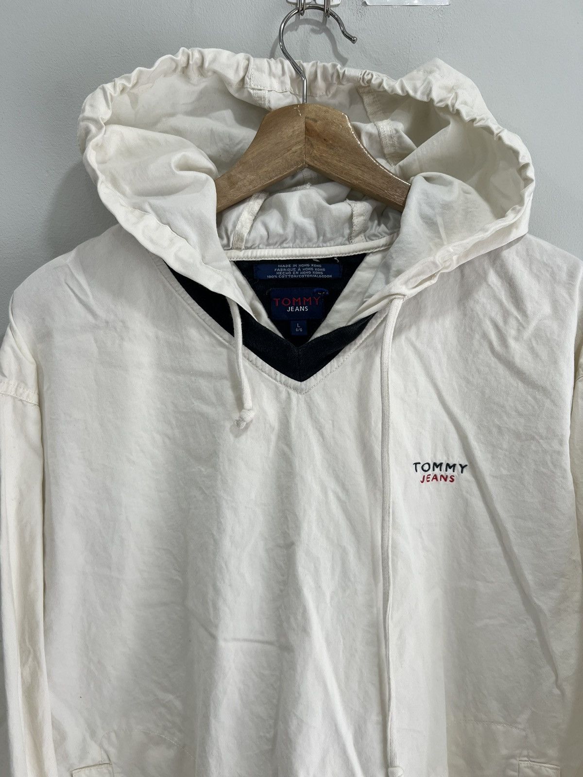 Tommy Hilfiger × Vintage Vintage Tommy Hilfiger Hoodie Pullover Size US L / EU 52-54 / 3 - 3 Thumbnail