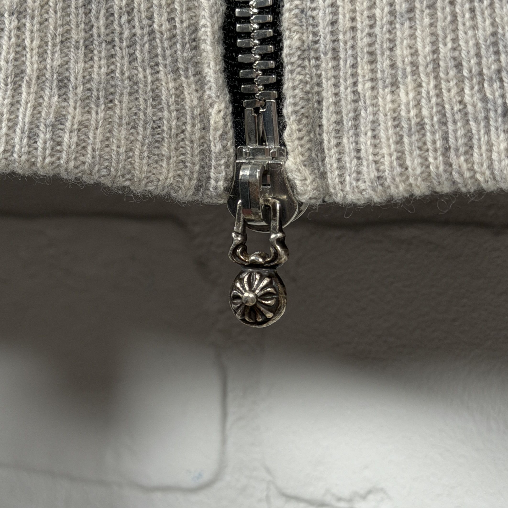 Chrome Hearts Chrome Hearts Life Sentence Cashmere Embroidered Zip Up Size US XXL / EU 58 / 5 - 5 Thumbnail