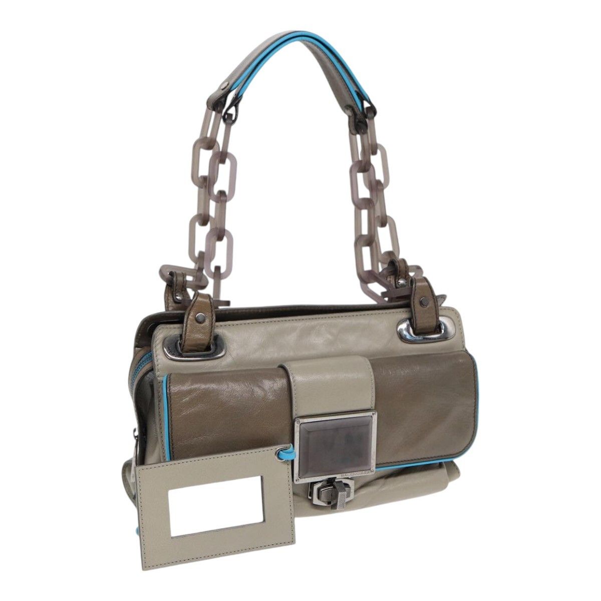 Balenciaga Balenciaga Cherche Midi Chain Shoulder Bag Leather Size ONE SIZE - 1 Thumbnail