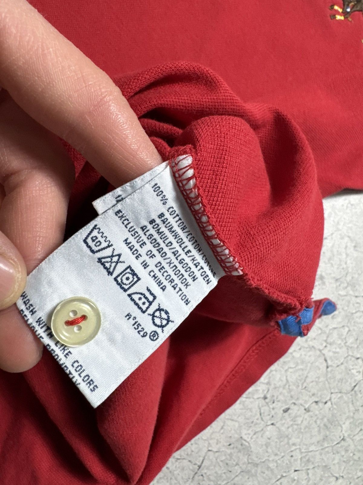 Polo Ralph Lauren Polo Ralph Lauren Big Pony Vintage Polo Shirt Red Size US XL / EU 56 / 4 - 7 Thumbnail